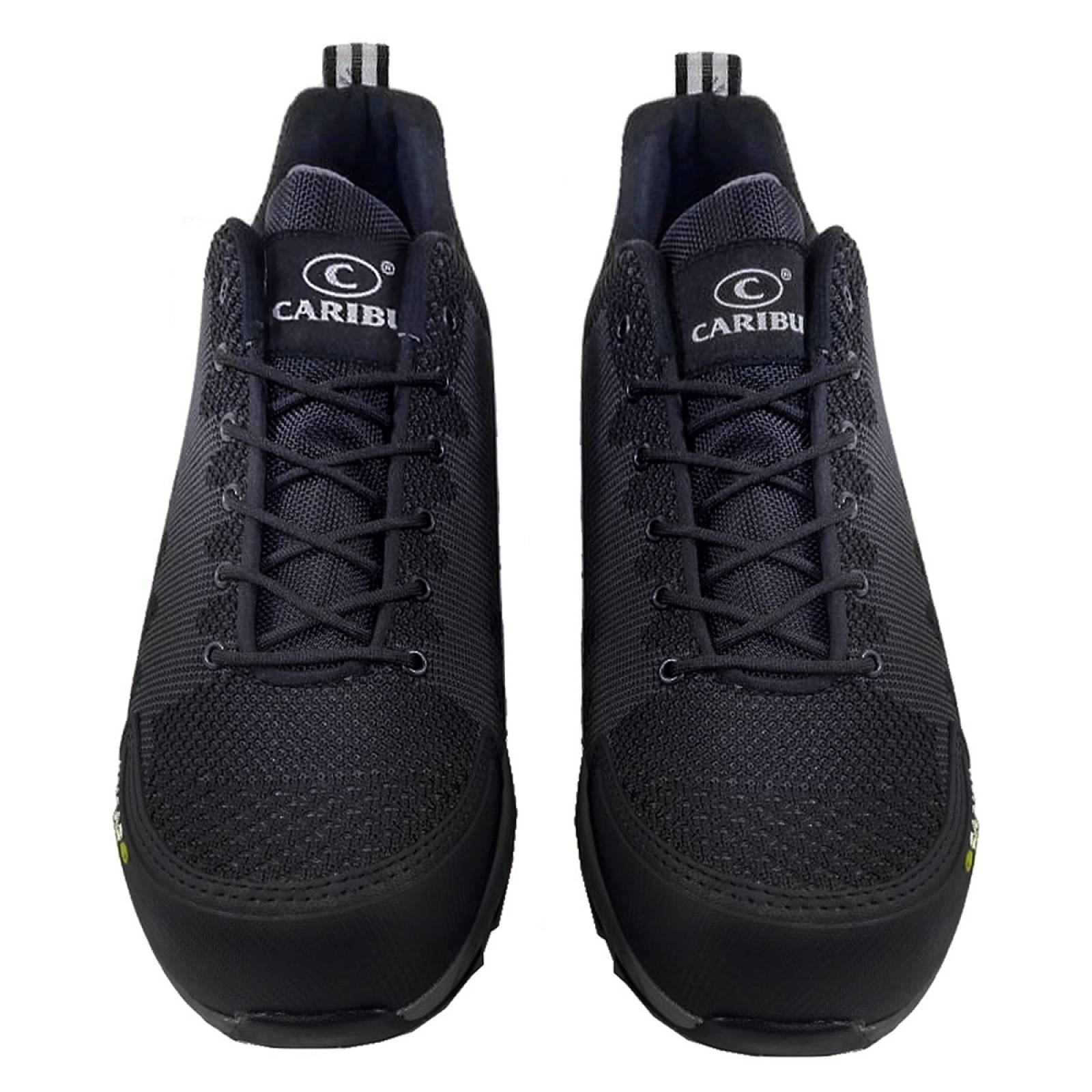 Tenis de Seguridad Industrial Con Casco Caribú 325 Negro / Negro