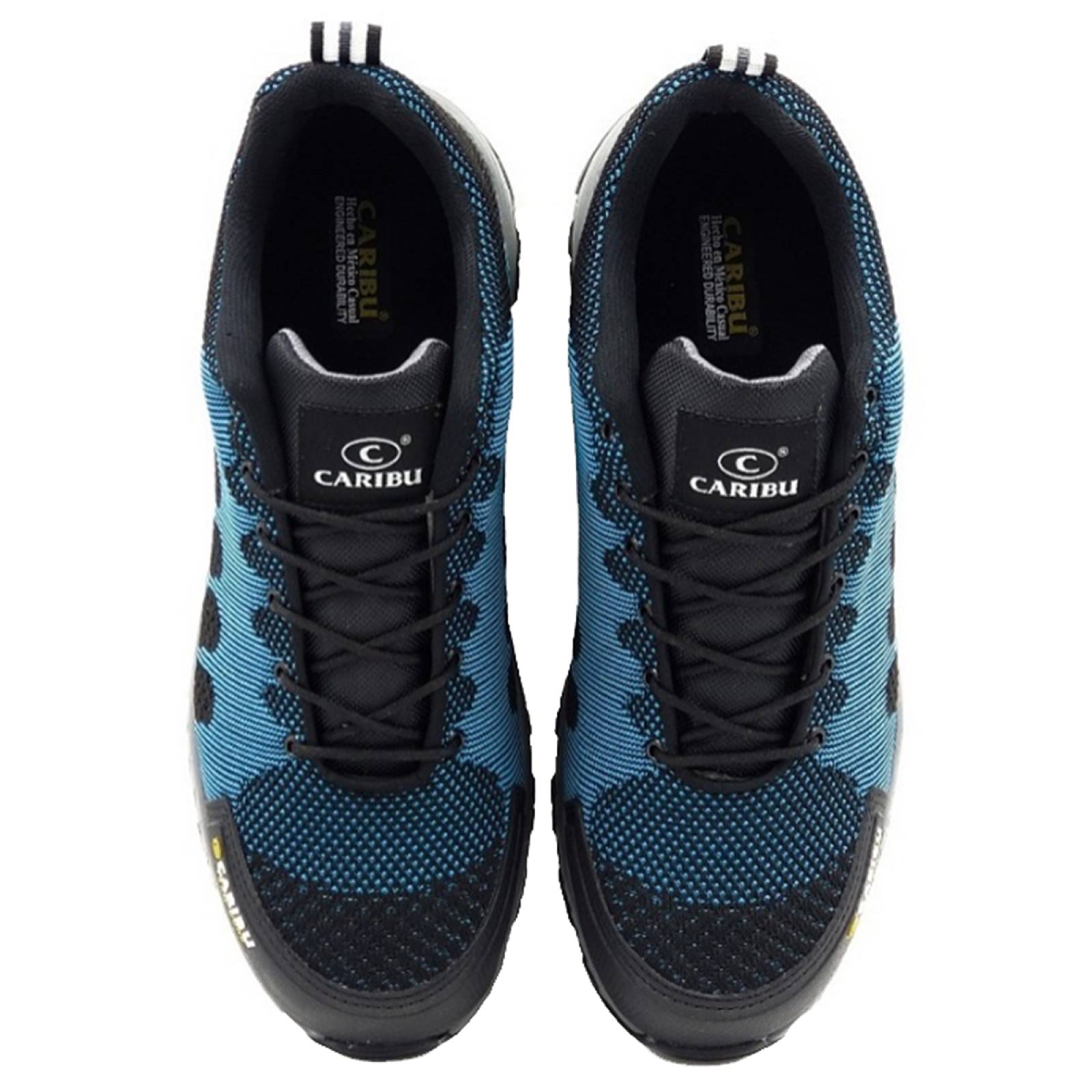 Tenis de Seguridad Industrial Con Casco Caribú 325 Azul / Gris