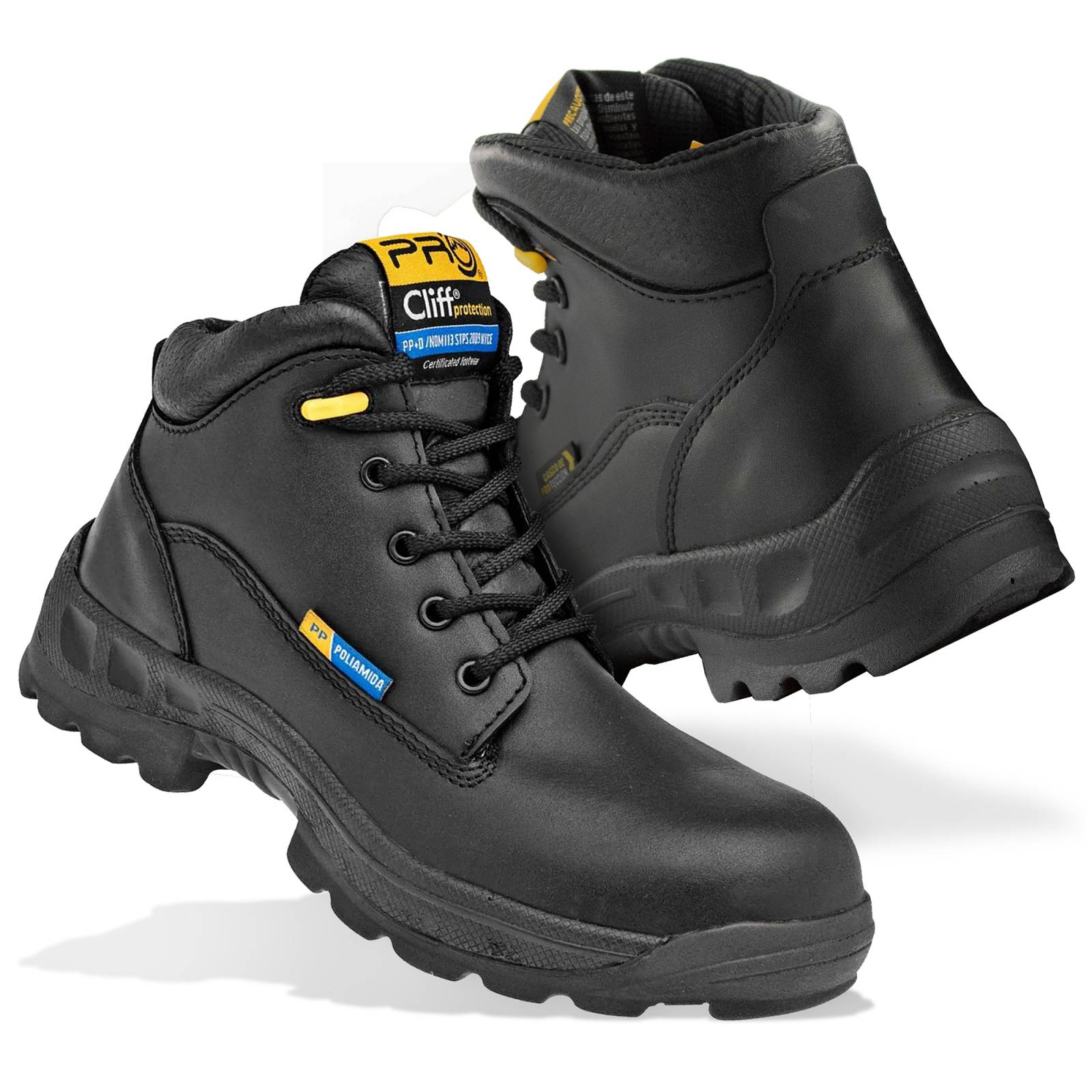 Bota De Seguridad Industrial Dieléctrica Cliff 330 - Negro
