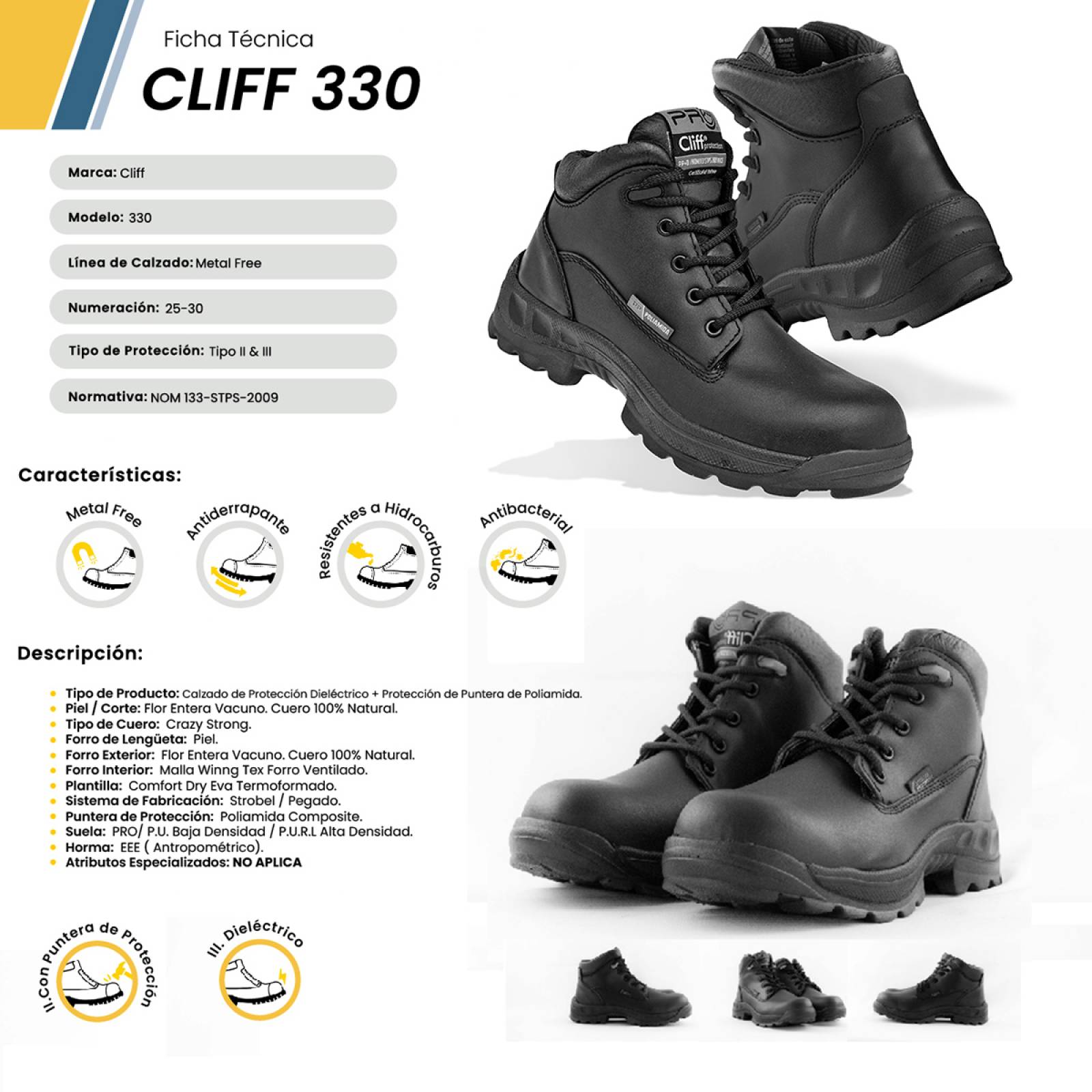 Botas de 2024 seguridad descripcion