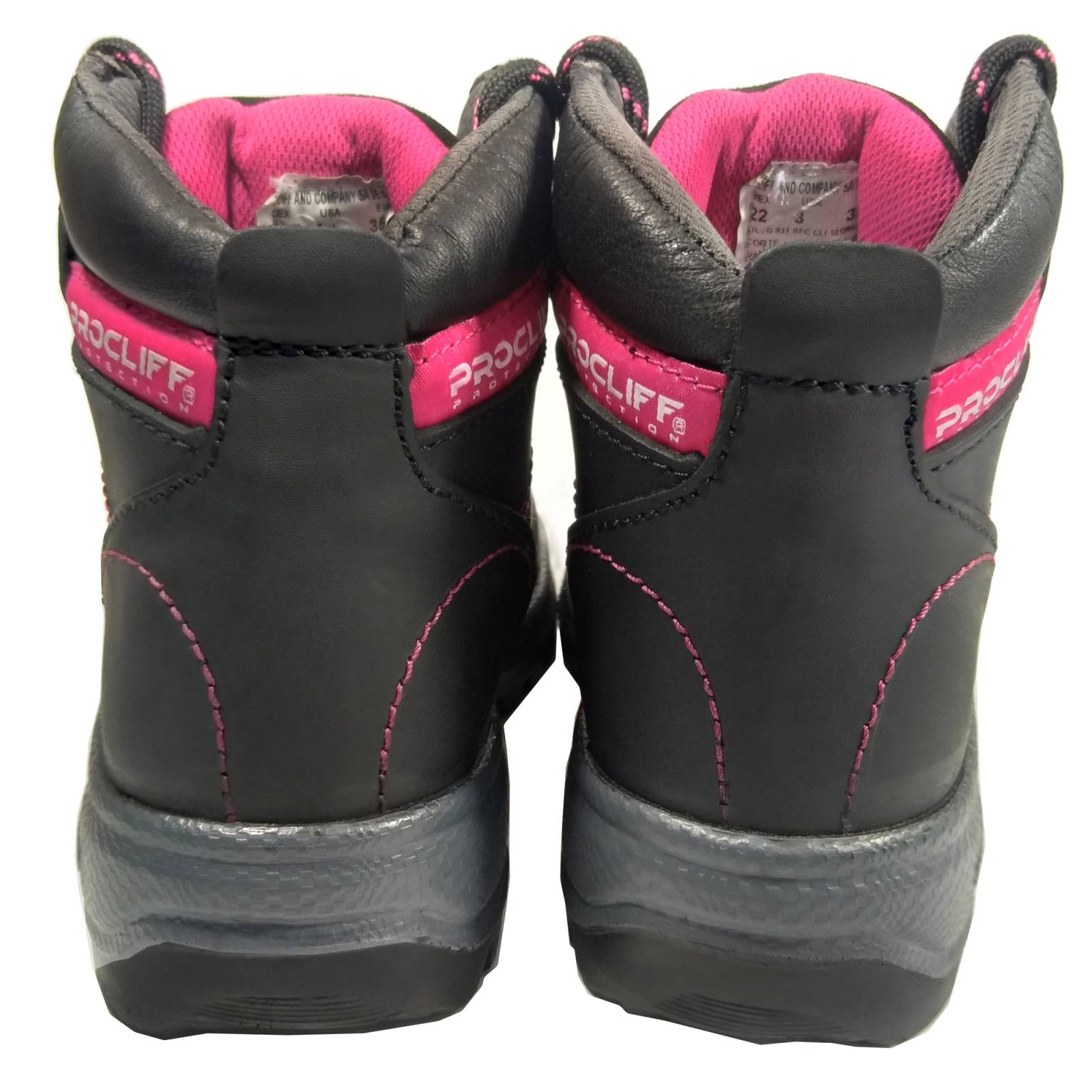 Bota De Seguridad Industrial Dieléctrica Dama Cliff 403 - Negro