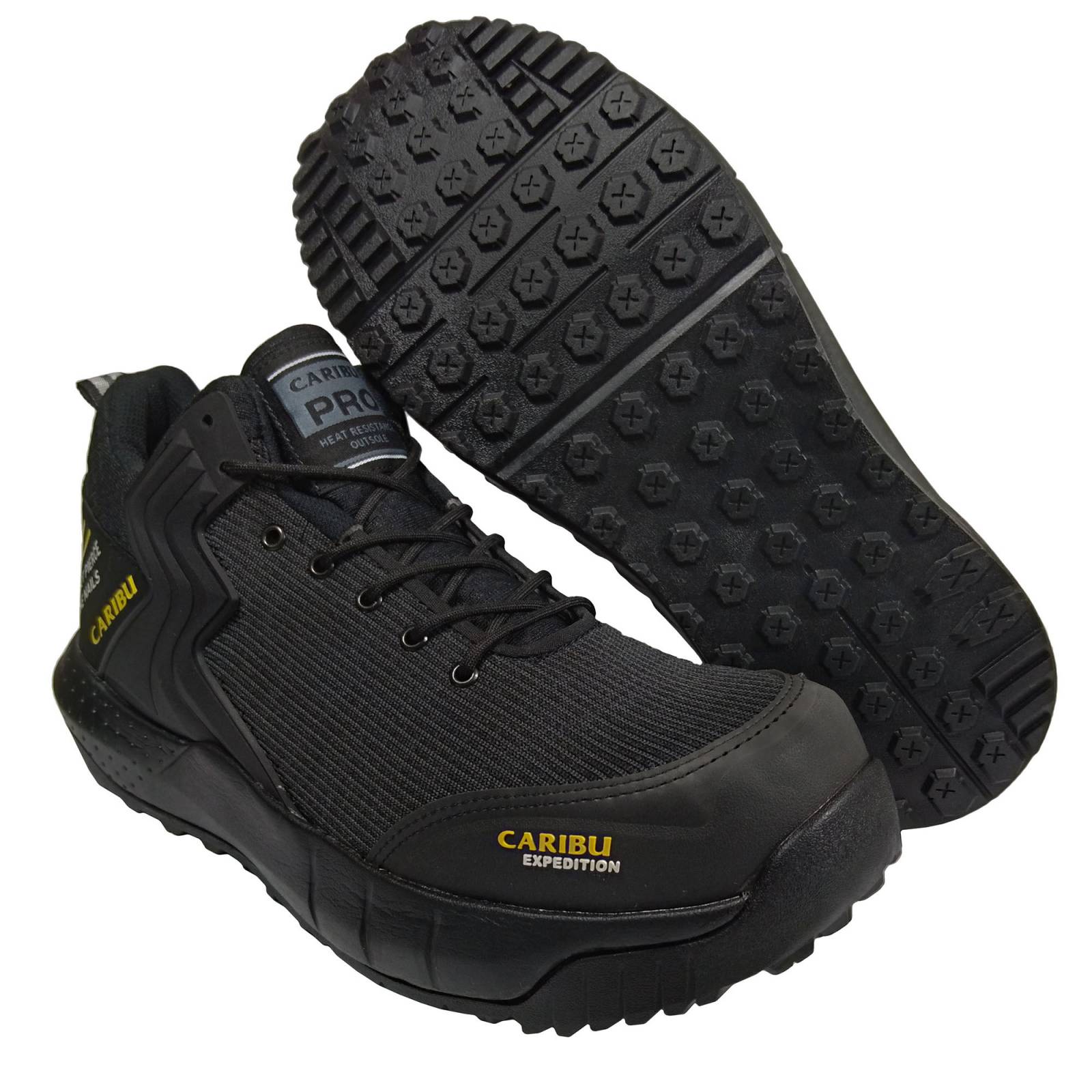 Tenis Seguridad Caribu 354 Anticlavos Expedition Casquillo - Negro