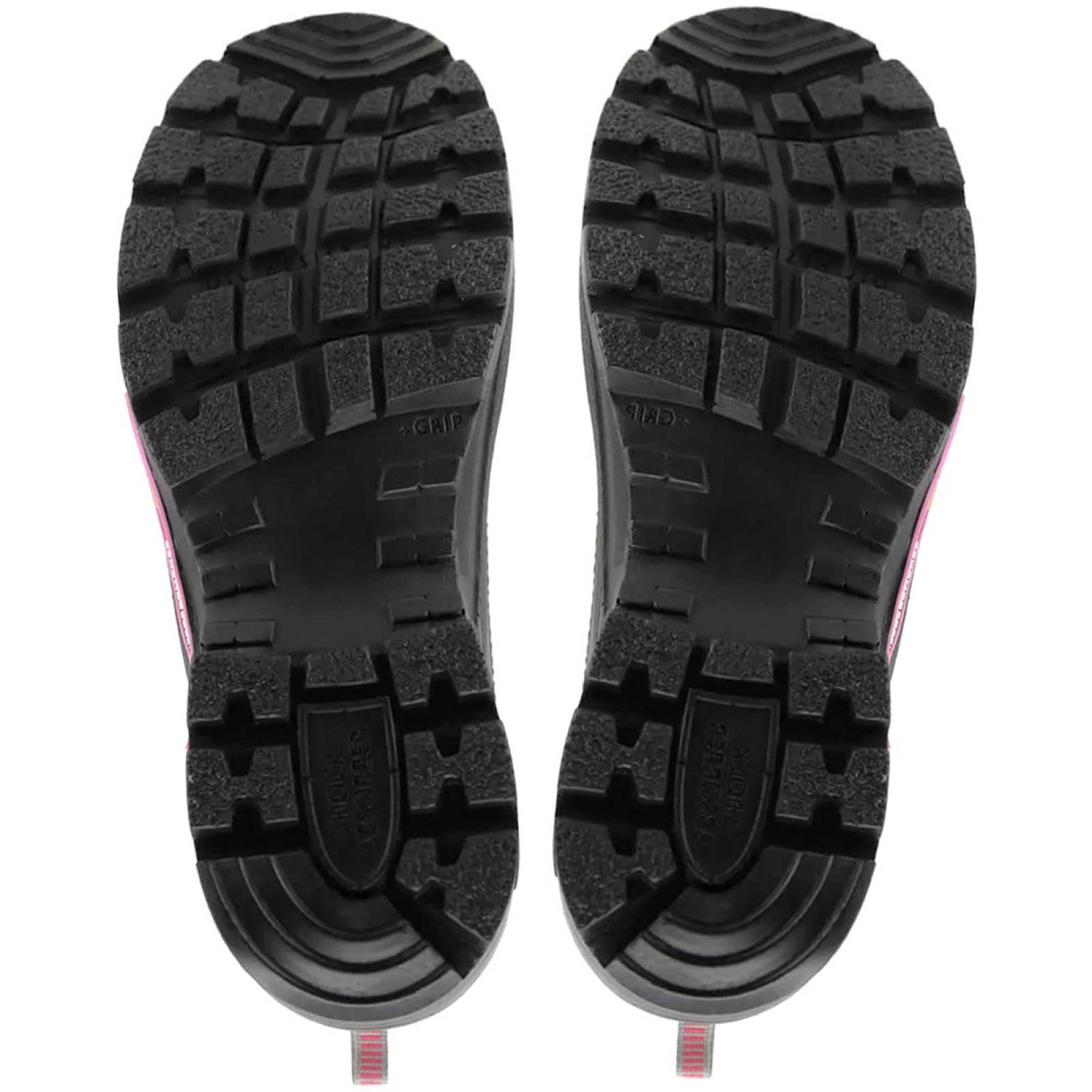 Botas Hiking Dama Discovery Expedition 1958 Con Casquillo Gris Rosa