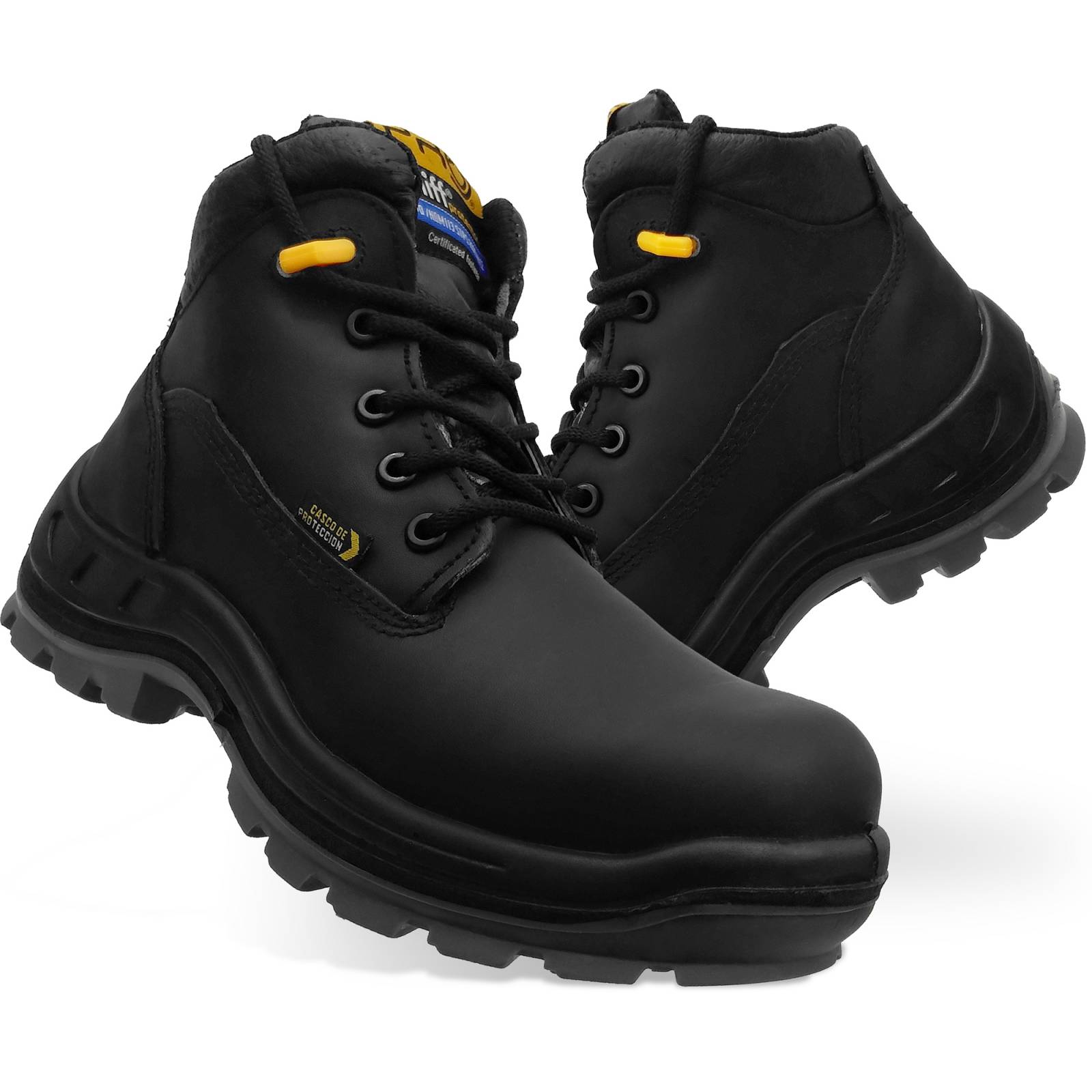 Bota Dieléctrica De Seguridad Industrial Cliff 0051 Negro