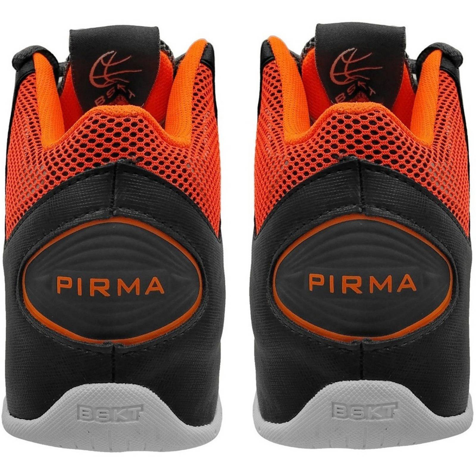 Tenis Basket Ball Pirma 795 Negro Naranja