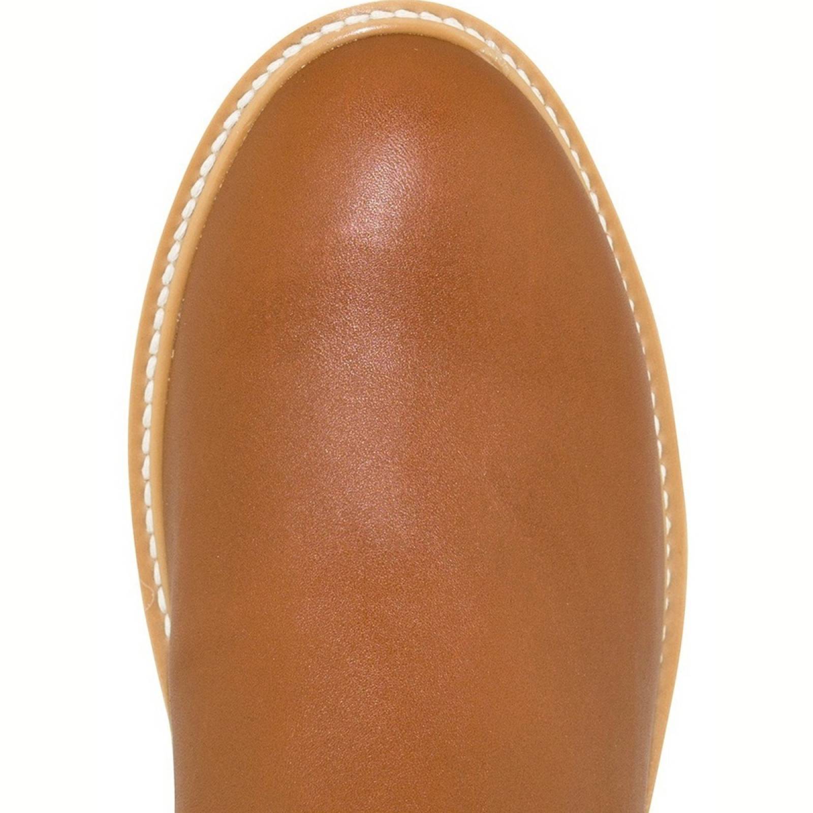 Bota Botin De Trabajo Roper Establo Modelo 501 Miel Pull Up