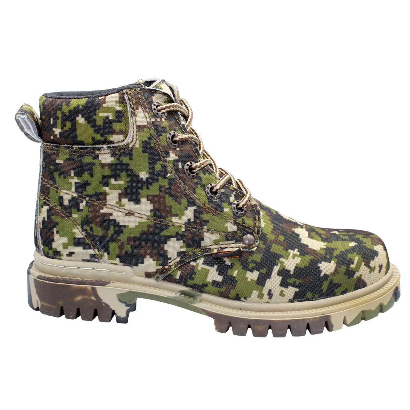 Botas De Trabajo El Toral New Trs Unisex Verde Camuflaje 210