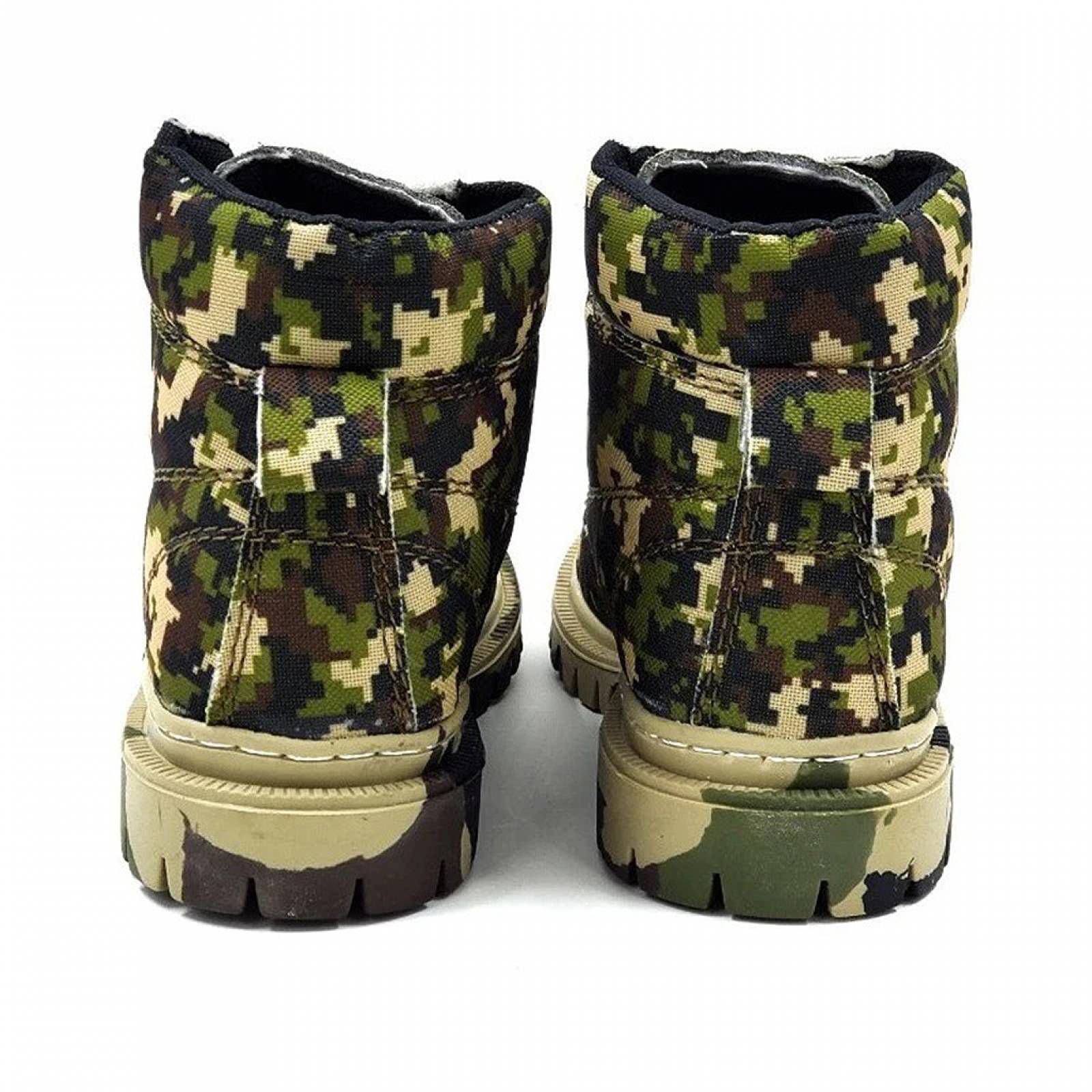 Botas De Trabajo El Toral New Trs Unisex Verde Camuflaje 210