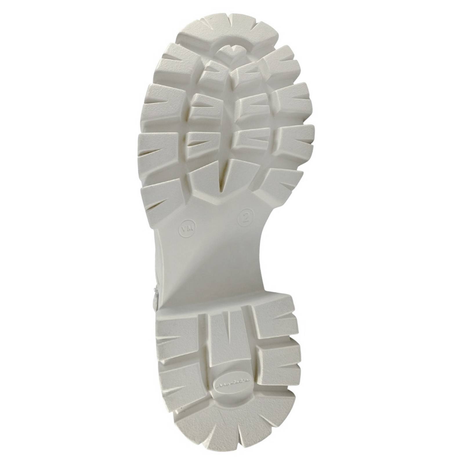 Botas Combat Dama De Plataforma Con Estoperoles Models 4001 Latte