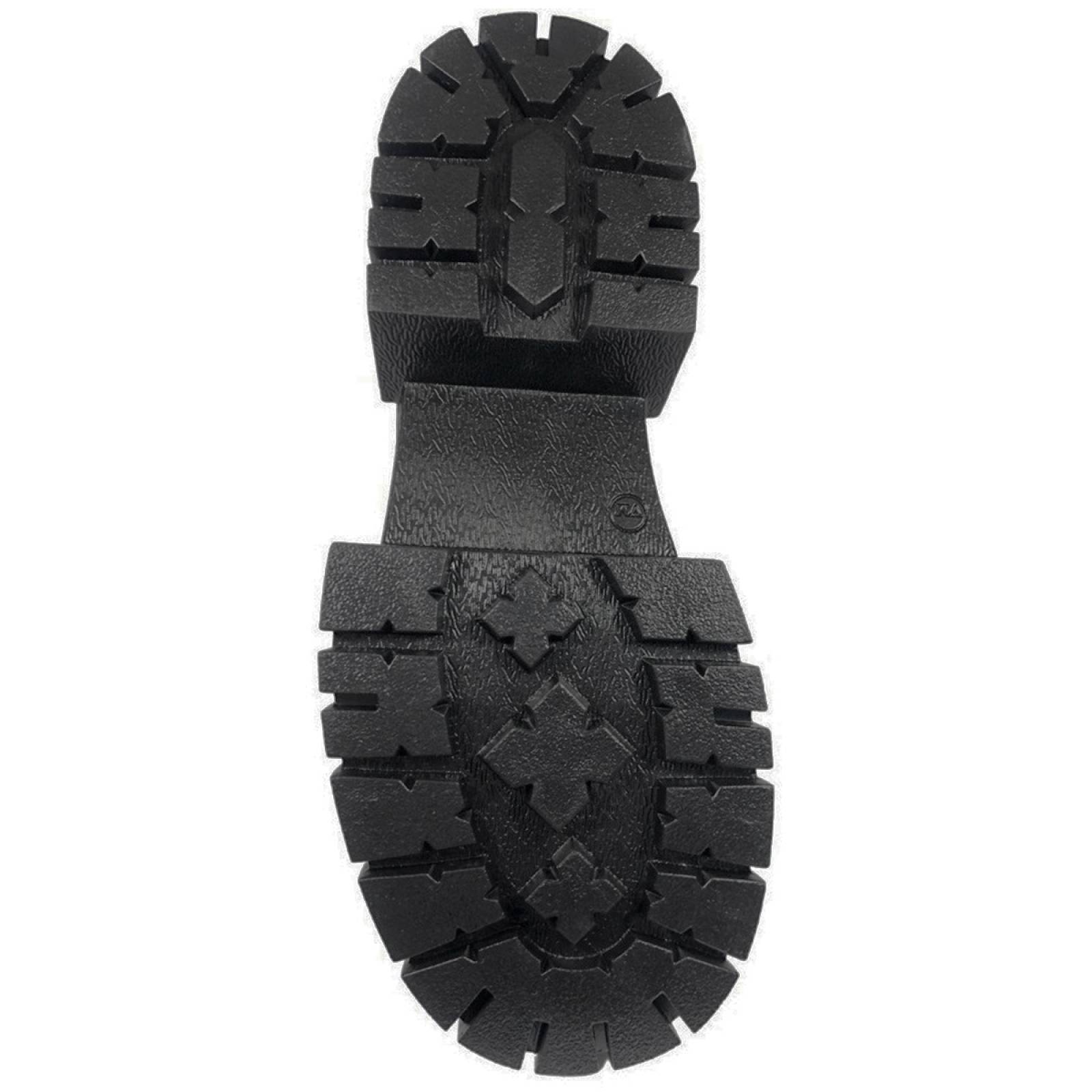 Botas Combat Mujer Moda Modernas Militares Negro