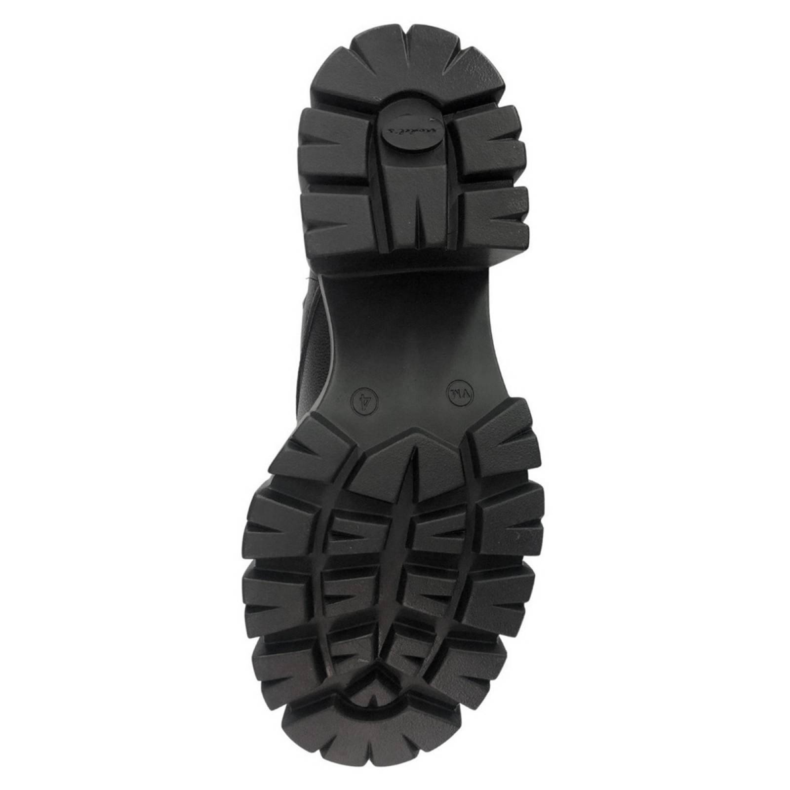 Botas Para Mujer Combat Con Cierre Plataforma Chunky 4020 Negro
