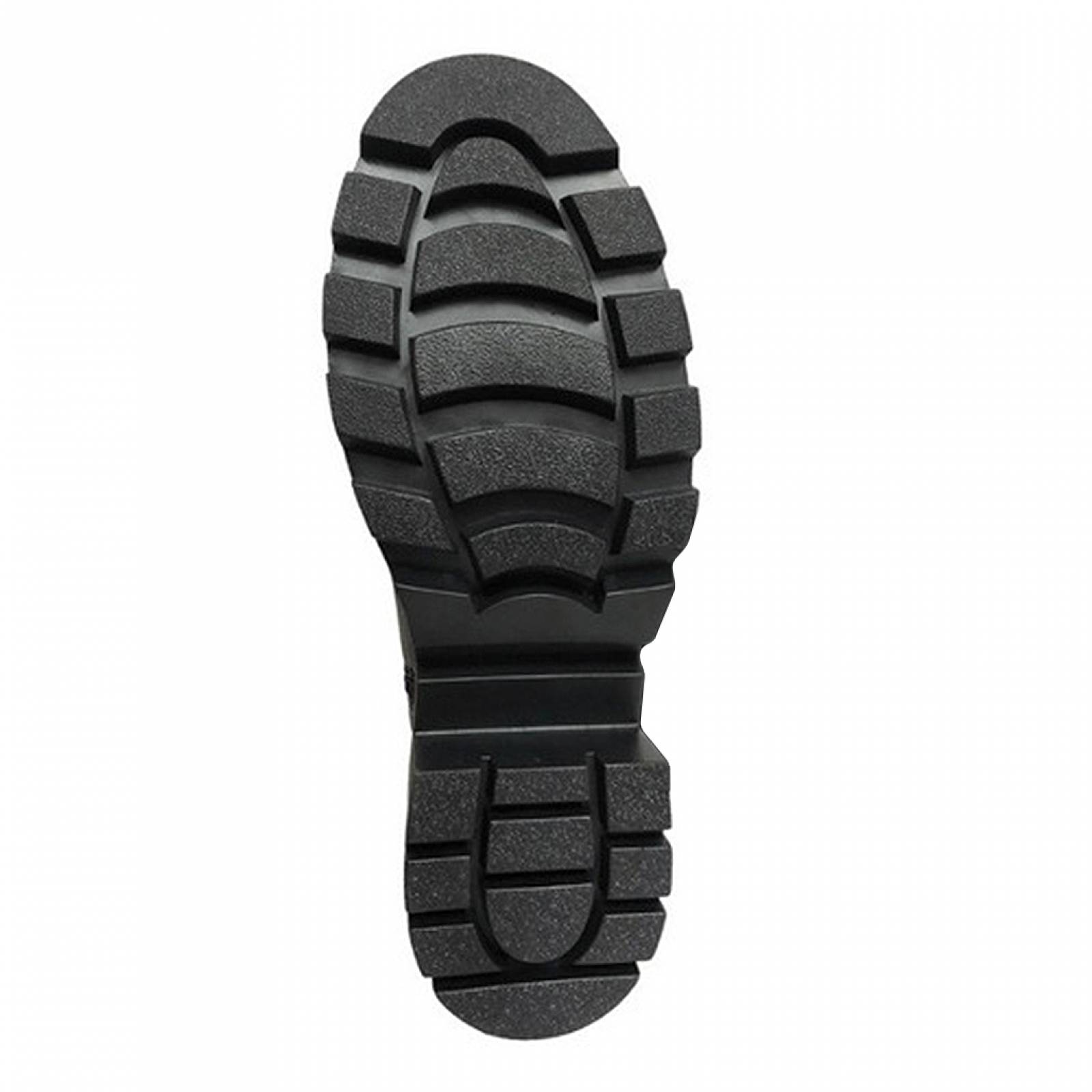 Botines Hermosos Mujer Dama De Moda Suela Chunky Negro 4042