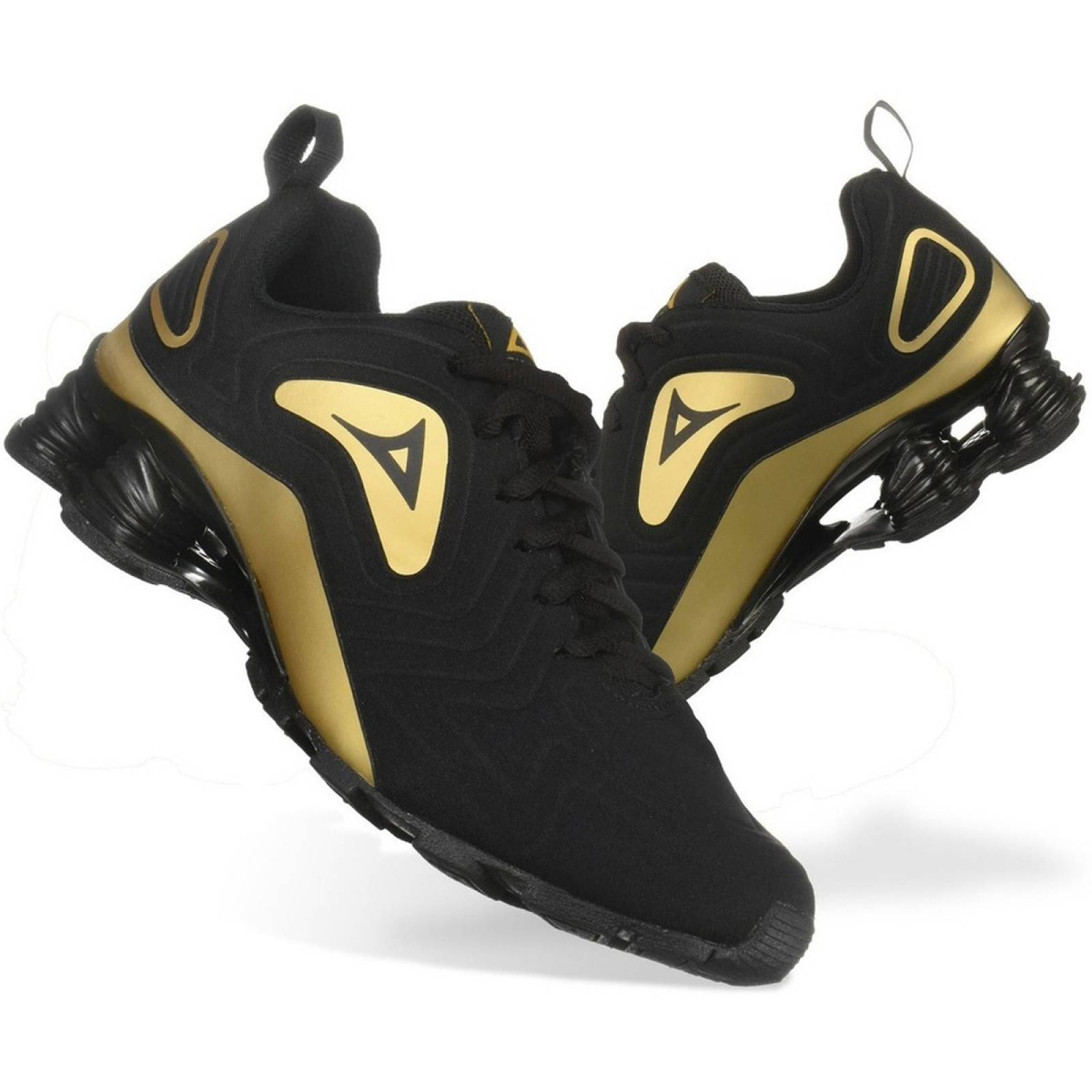 Tenis Pirma Power Max Sneakers Running 4522 Gold