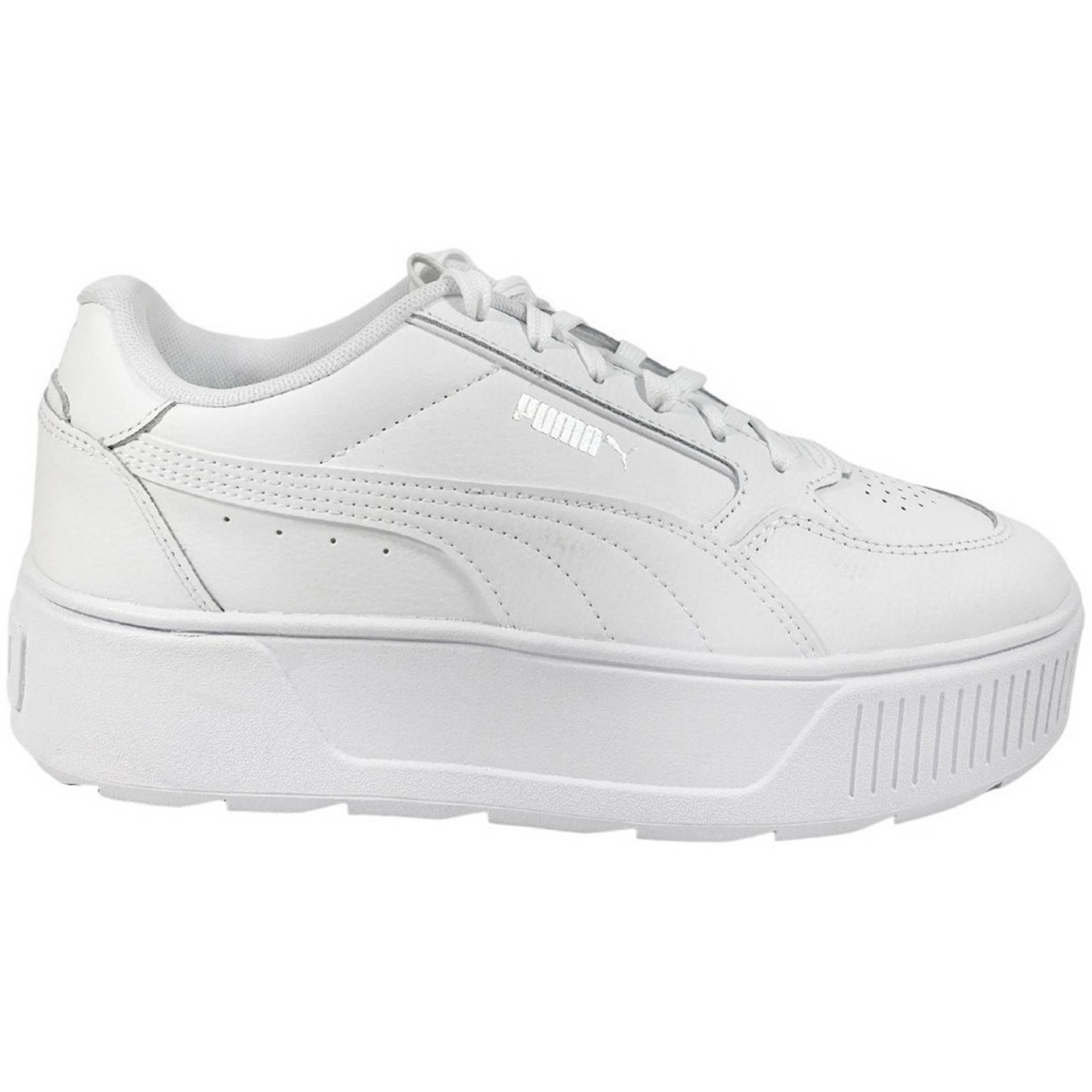 Tenis Puma Karmen Modelo 388420 Para Mujer Plataforma Blanco
