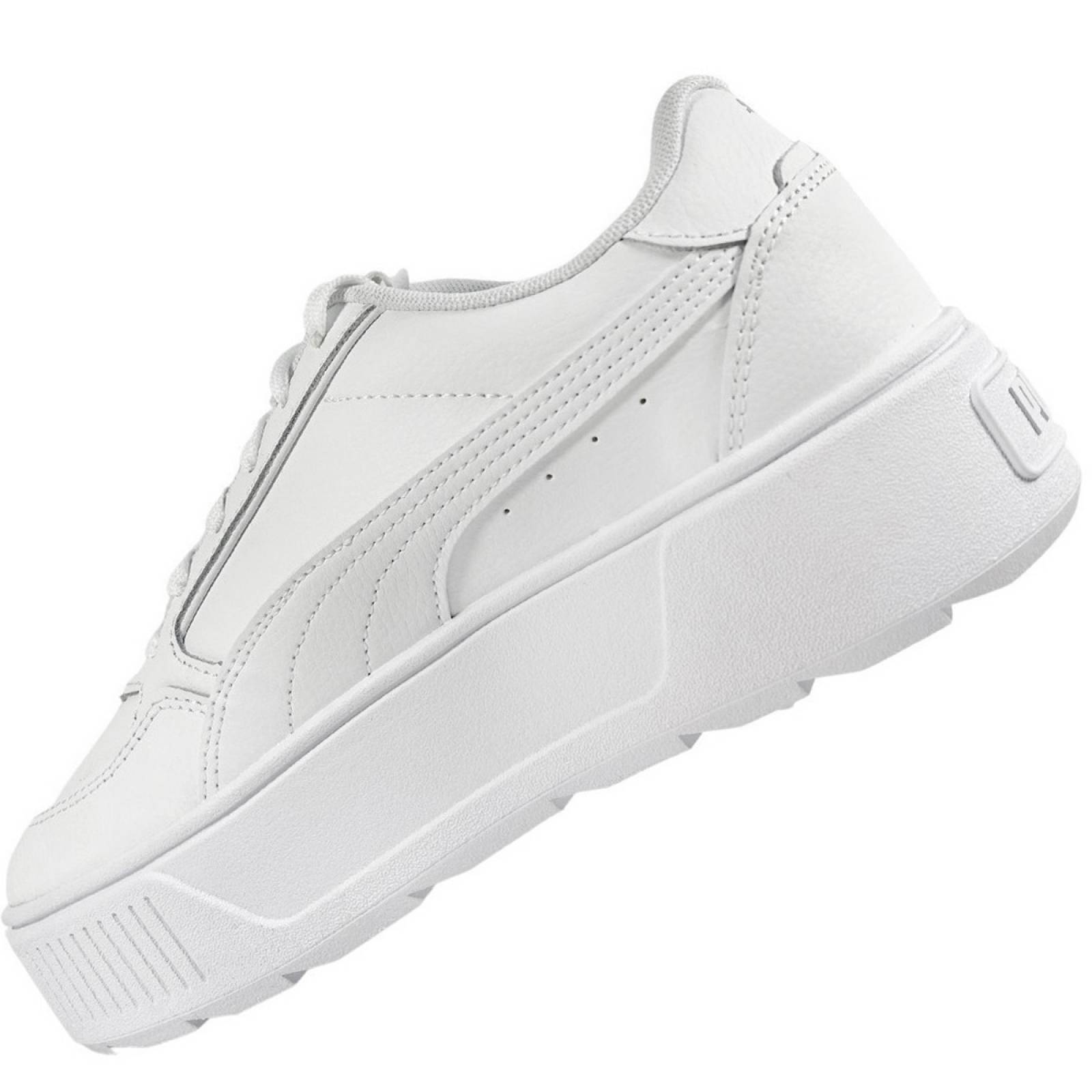 Tenis Puma Karmen Modelo 388420 Para Mujer Plataforma Blanco