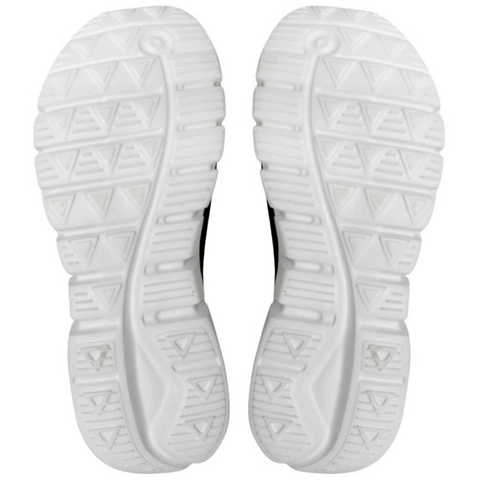 Tenis De Licra Para Dama Tipo Calcetín Súper Cómodos Under 25 Negro Blanco