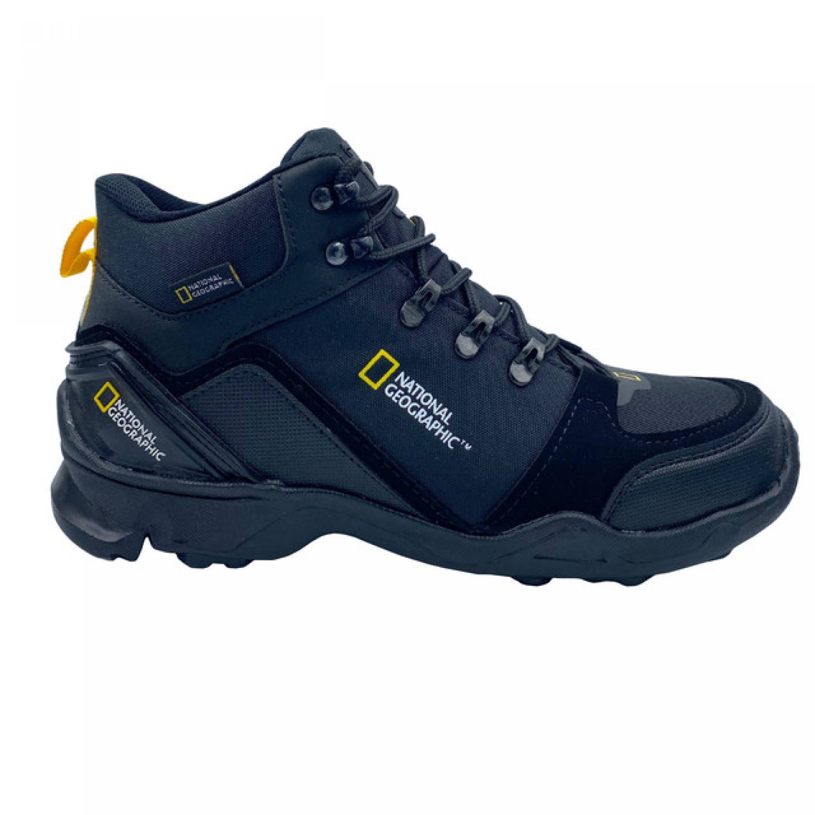 Botas National Geographic 5012 Para Hombre Outdoor Negro Amarillo