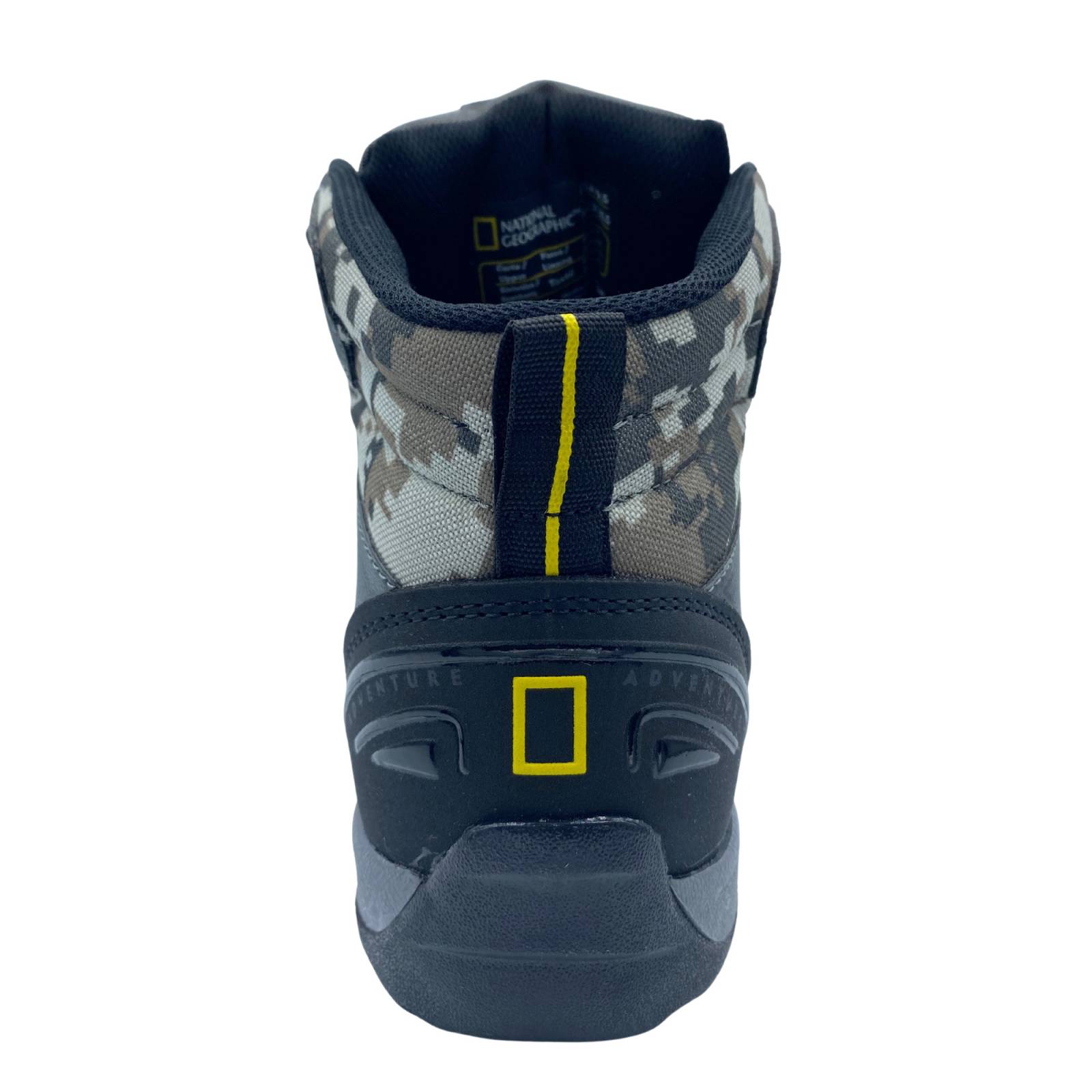 Botas Outdoor National Geographic 6080 Caballero Trabajo Oxford Negro
