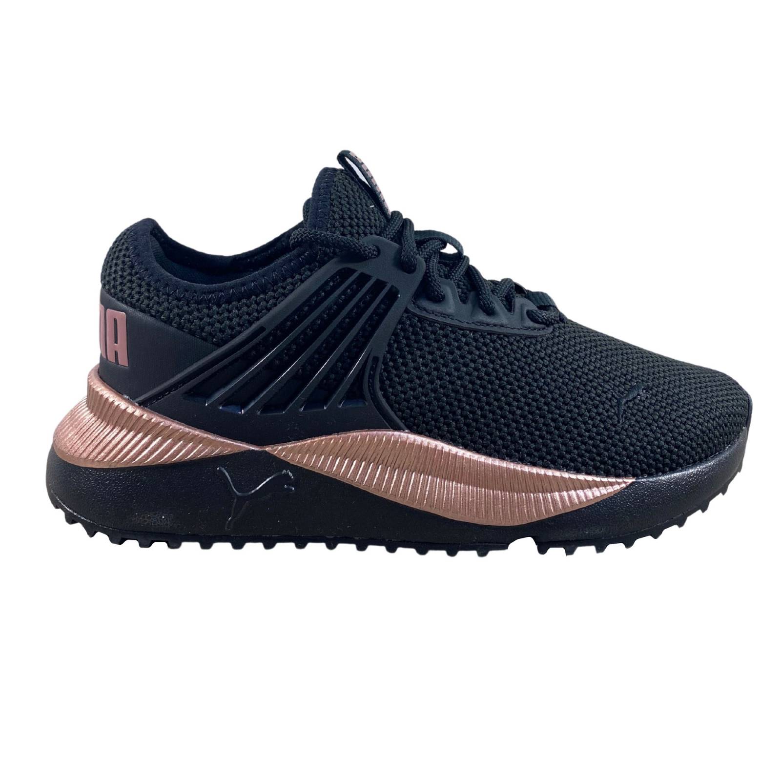 Tenis Deportivo Puma Pacer Lux Modelo 38060601 Para Mujer Negro Rosa