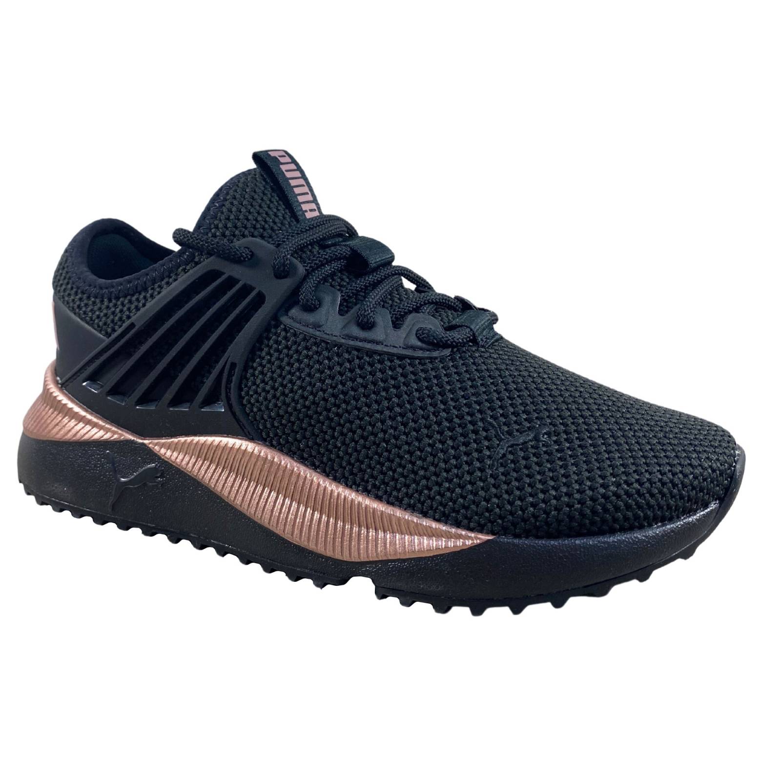 Tenis Deportivo Puma Pacer Lux Modelo 38060601 Para Mujer Negro Rosa