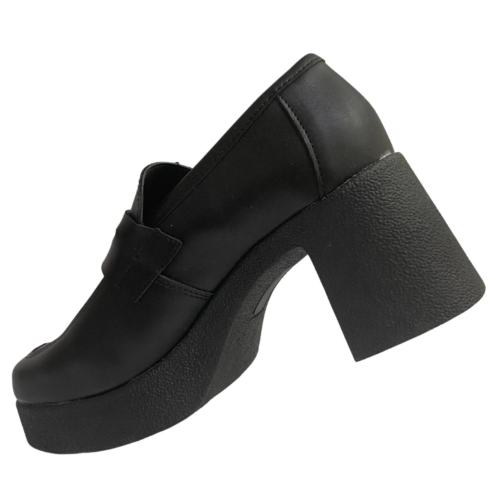 Mocasines Zapato Para Dama Moda Plataforma Casual Vestir Negro Models 5604
