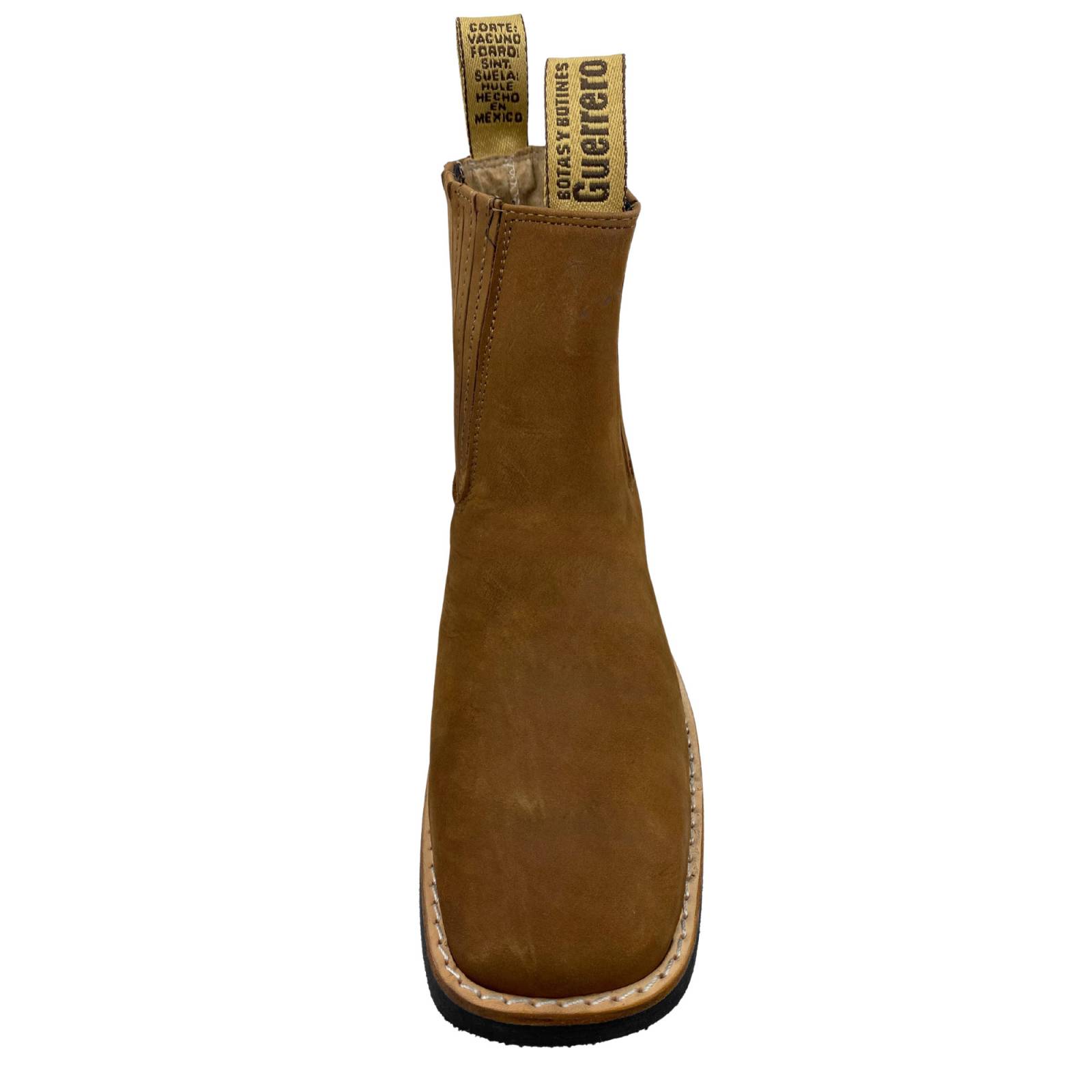 Bota Botín Vaqueras Piel Res Juvenil Rodeo Guerrero Oro sin trebol