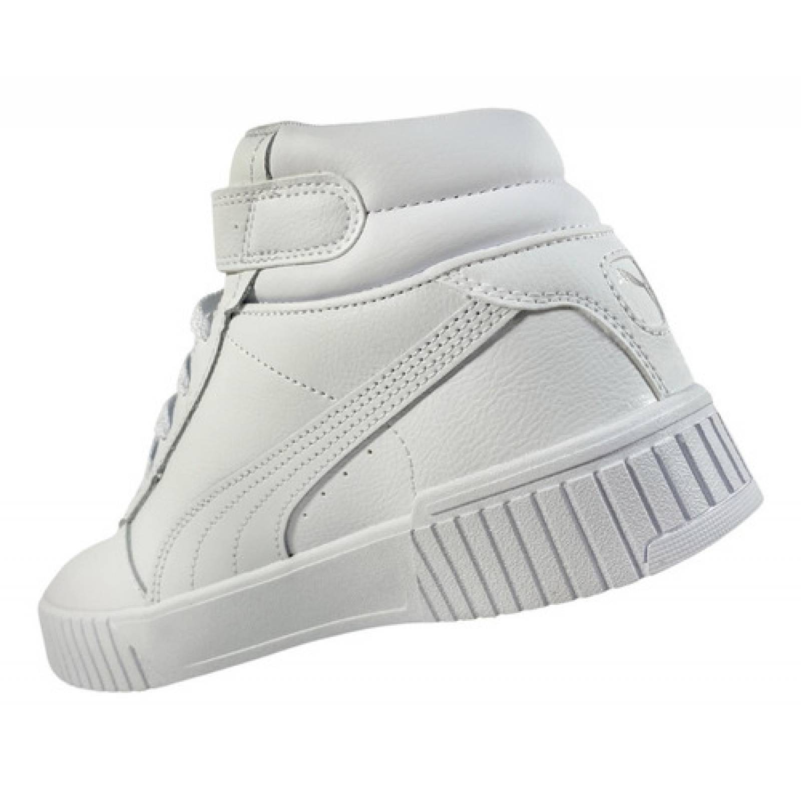 Tenis Puma Carina Para Dama Bota Broche Moda Blanco