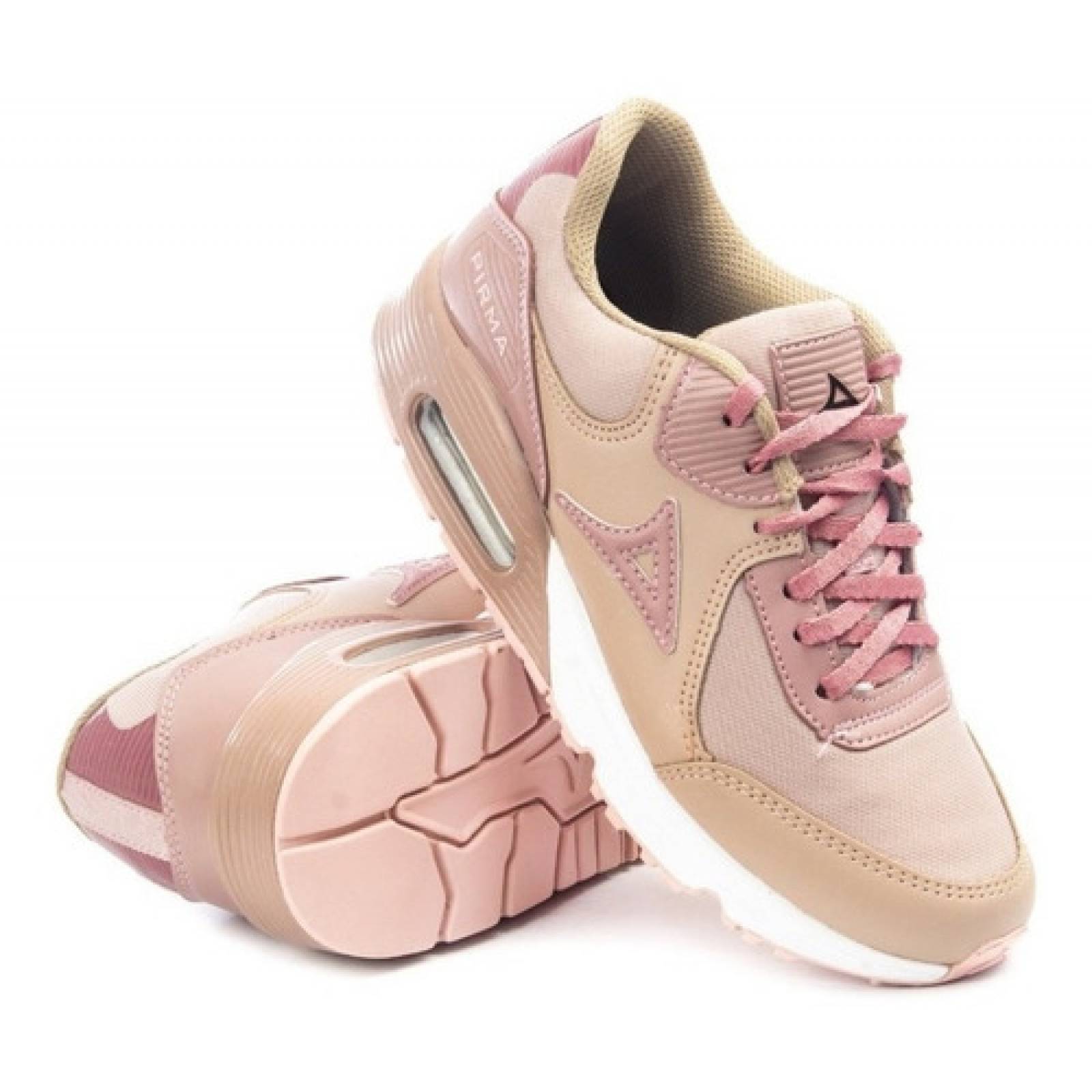 Tenis Urbano Deportivo Para Dama Pirma Con Válvula Color Maquillaje