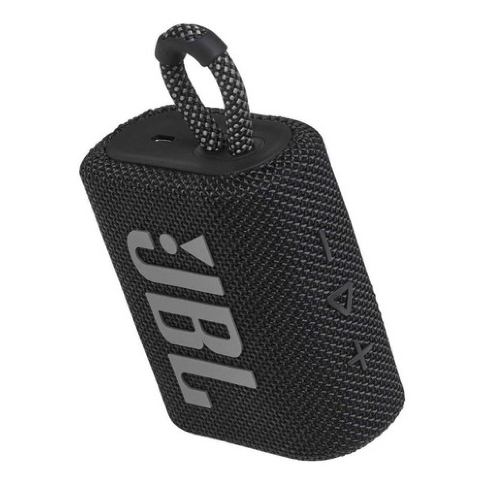 Bocina Jbl Go 3 Portátil Con Bluetooth color Negro