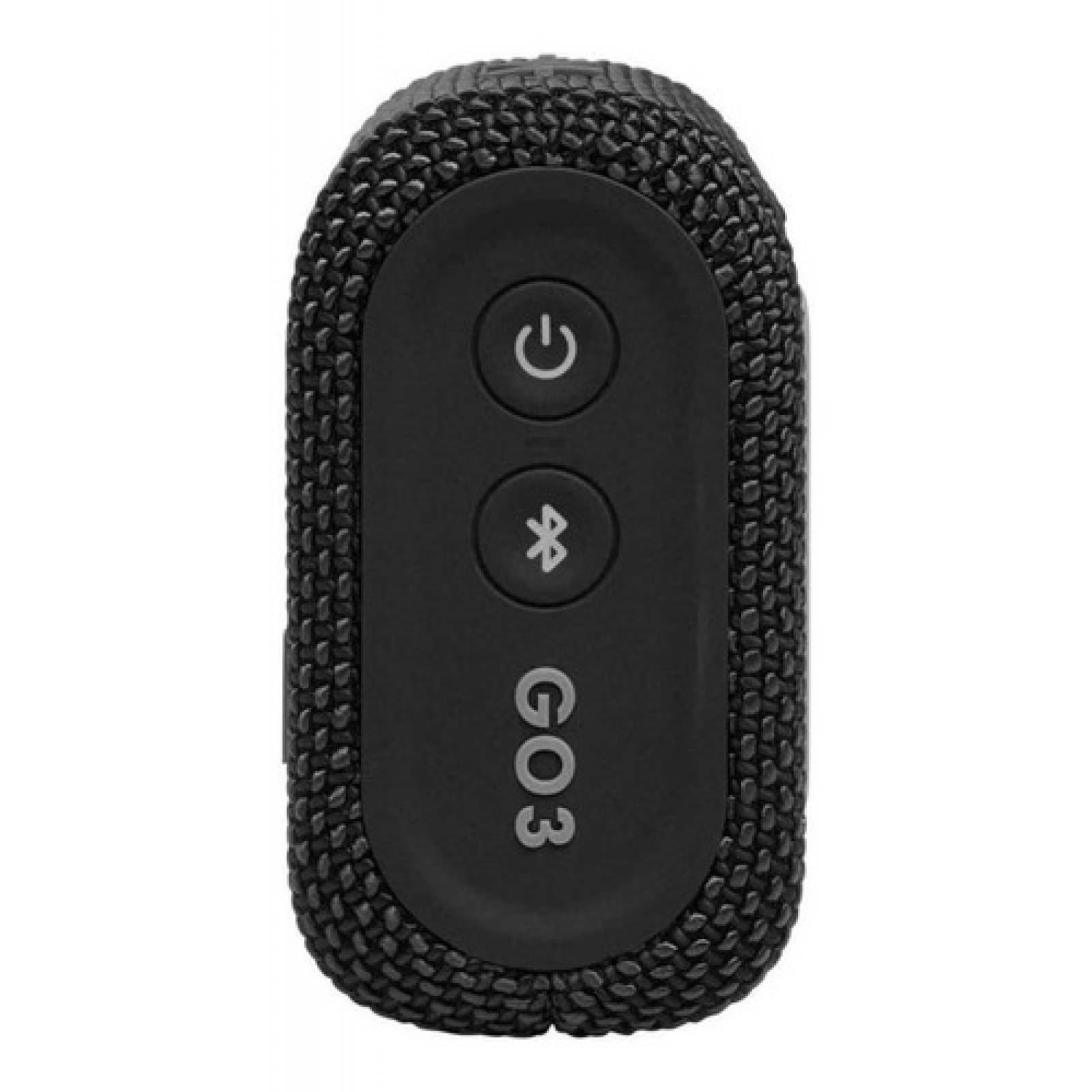 Bocina Jbl Go 3 Portátil Con Bluetooth color Negro