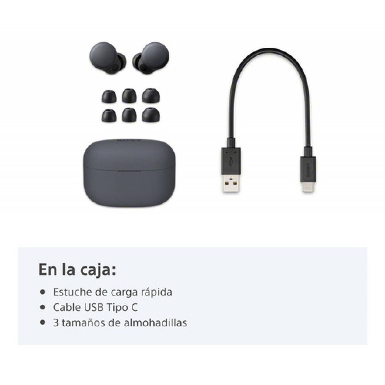Audífonos In ear Gamer Inalámbricos Sony Linkbuds S Negro