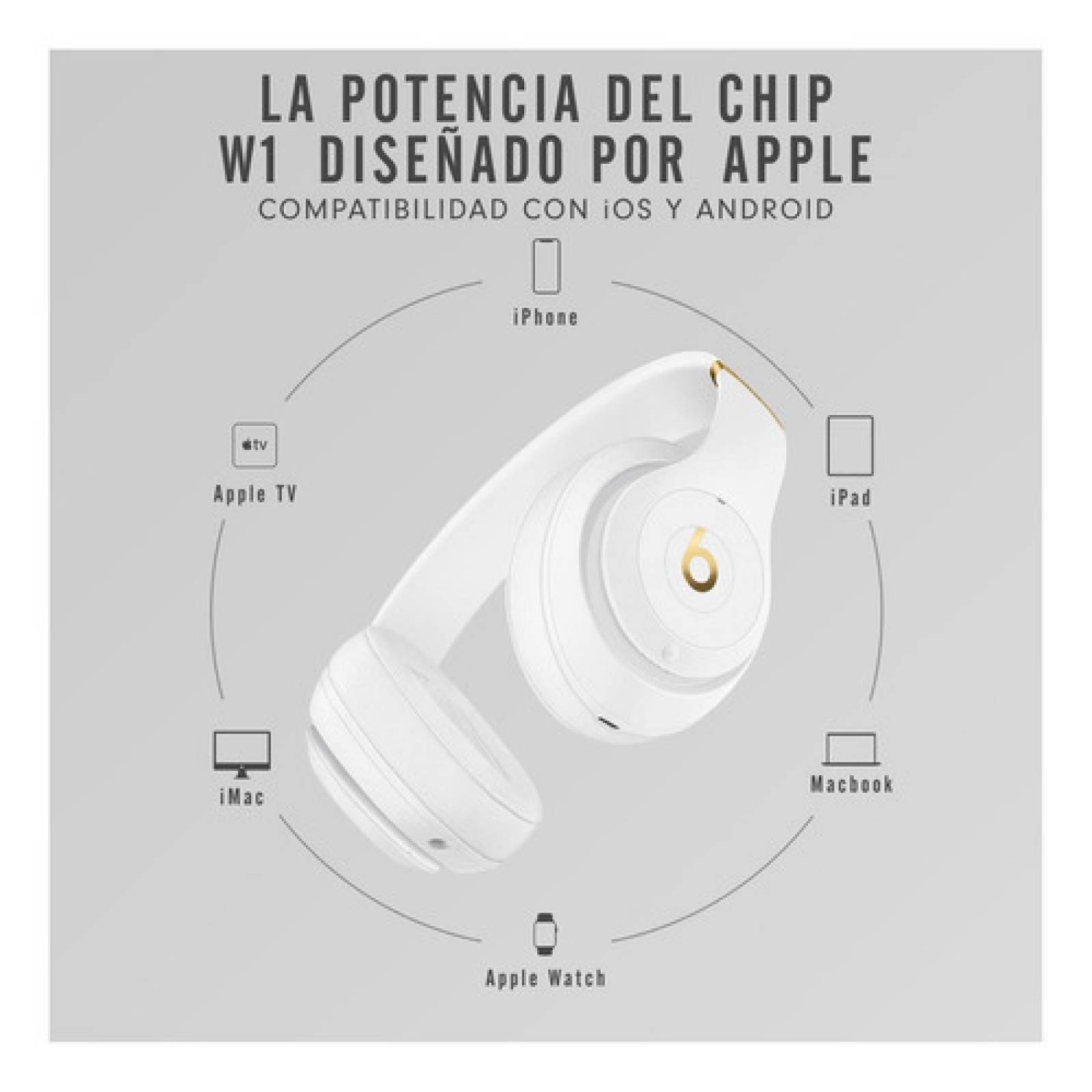 Audífonos Beats Studio Wireless White