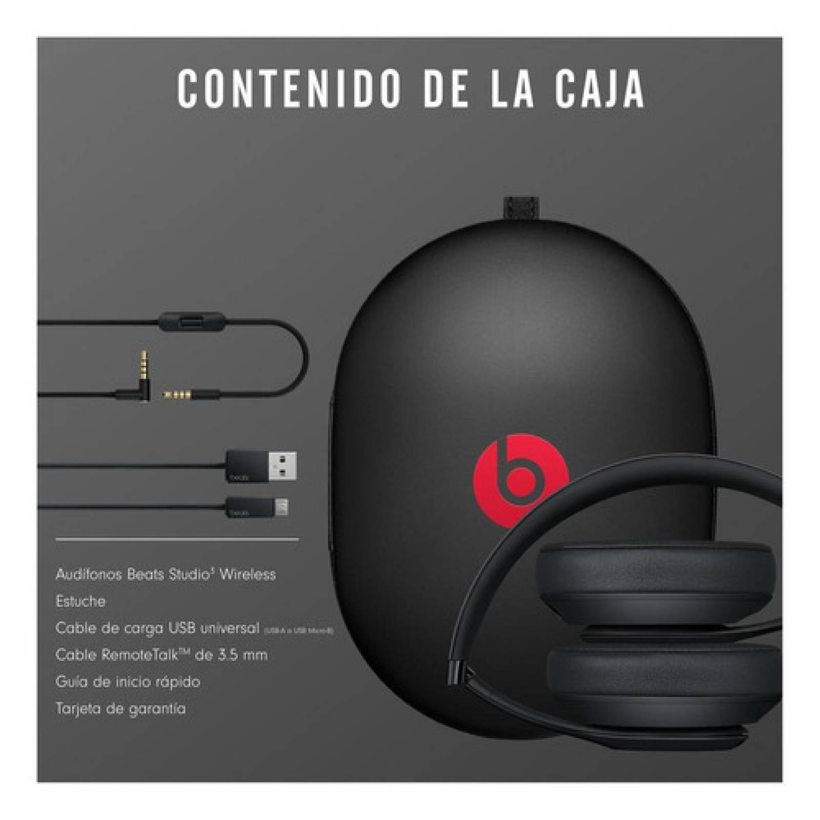Audífonos Beats Studio  Wireless   Matte Black