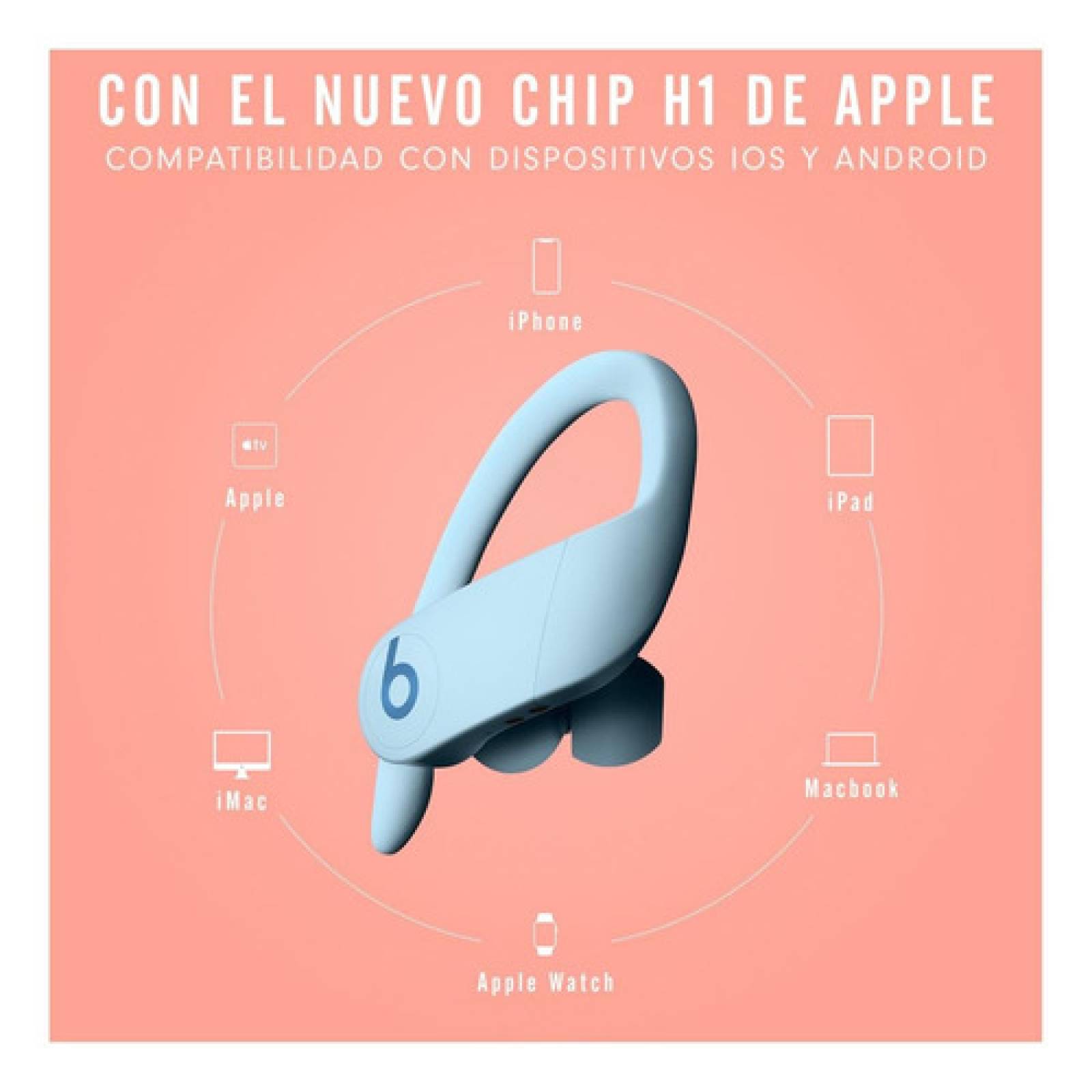 Audífonos Beats Powerbeats Pro  Azul Hielo