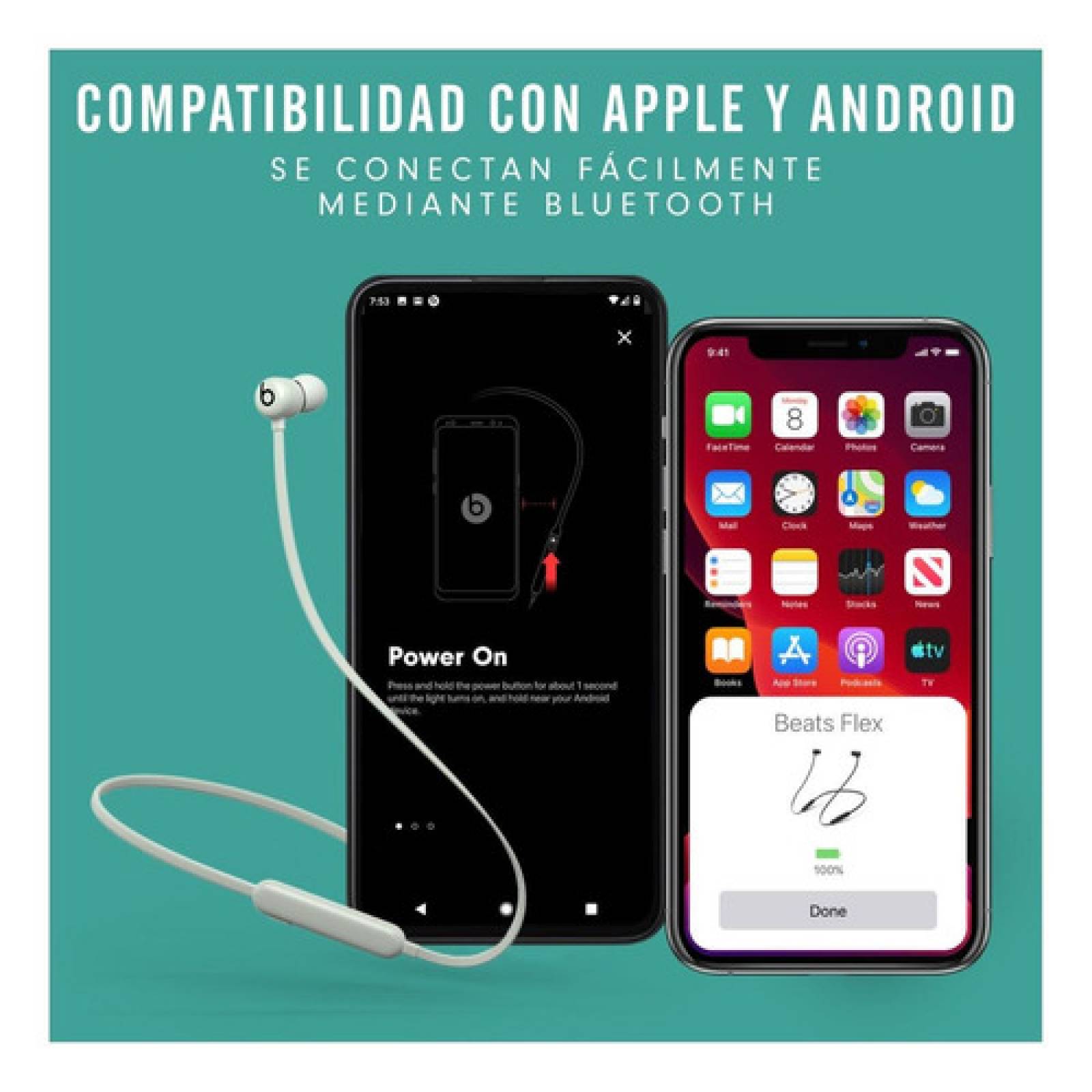 Audífonos Beats Flex Gris Ahumado