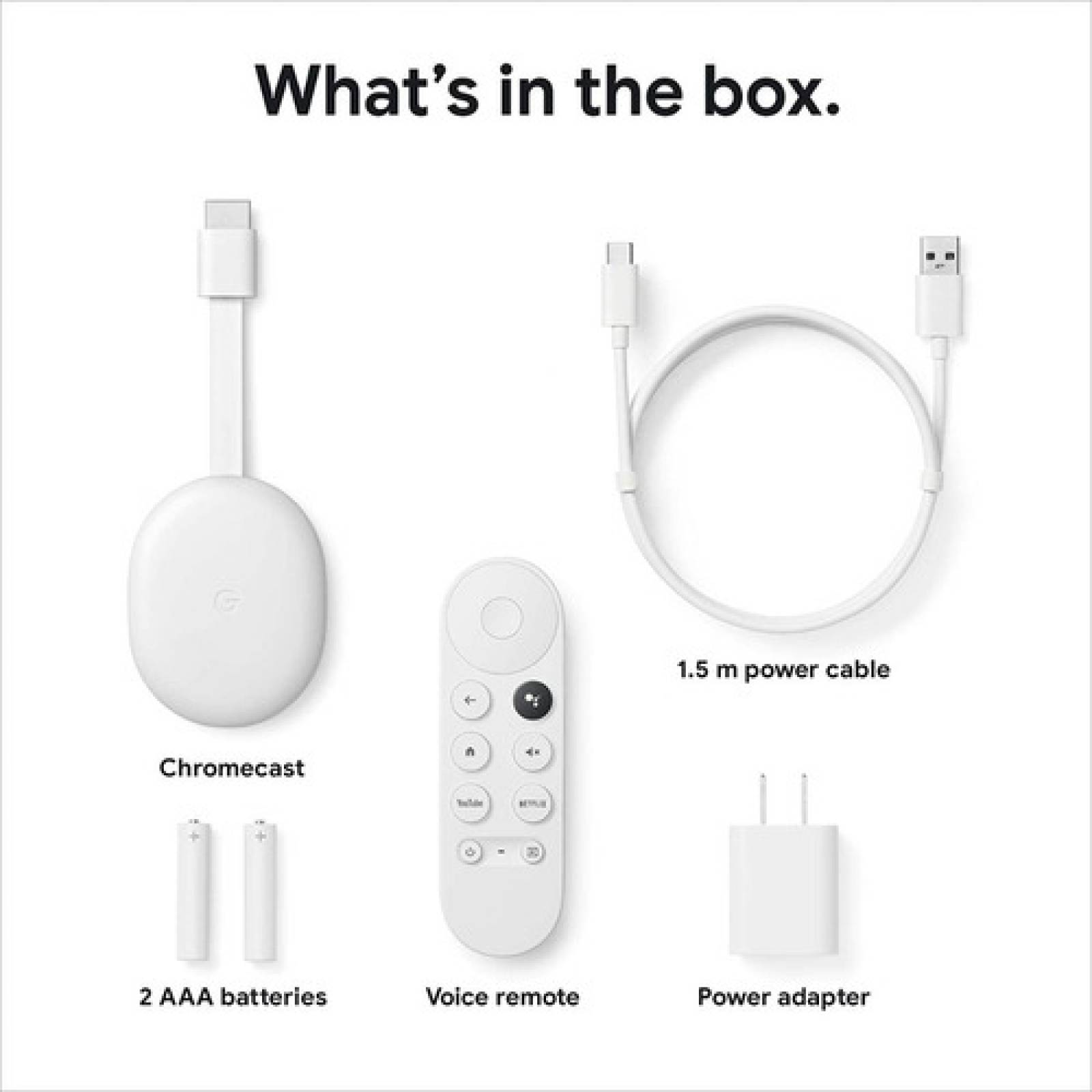 Google Chromecast Con Google Tv Hd Color Blanco