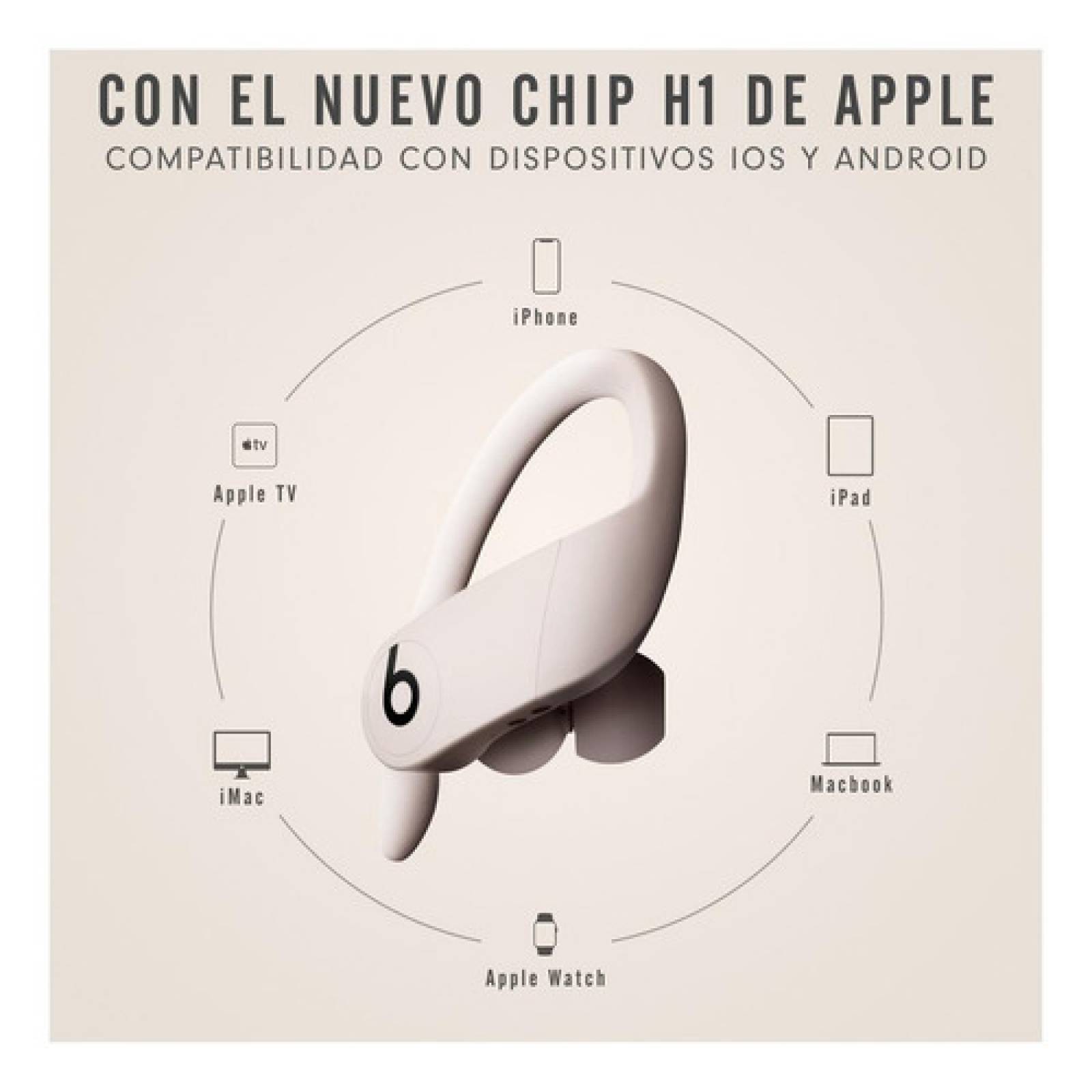 Audífonos Beats Powerbeats Pro Inalámbricos Marfil