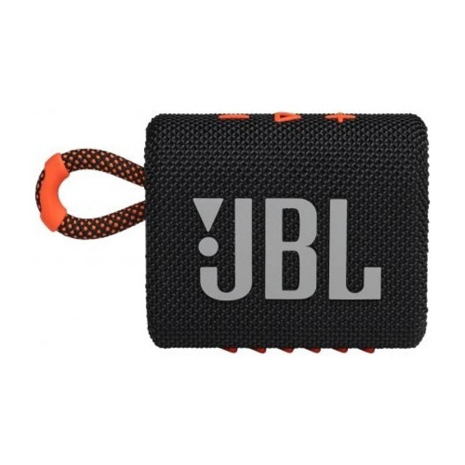 Bocina Jbl Go 3 Portátil Con Bluetooth Negro naranja
