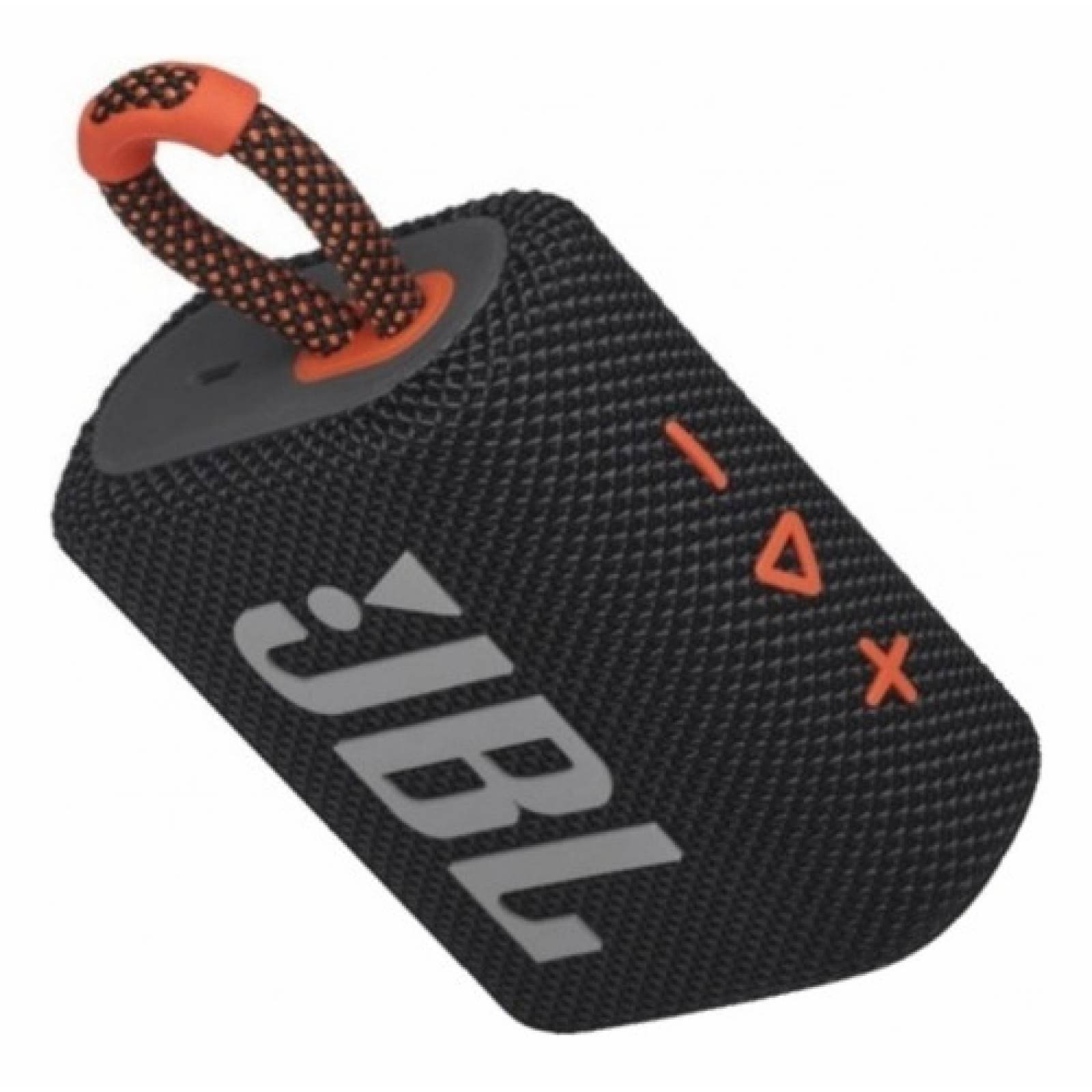 Bocina Jbl Go 3 Portátil Con Bluetooth Negro naranja