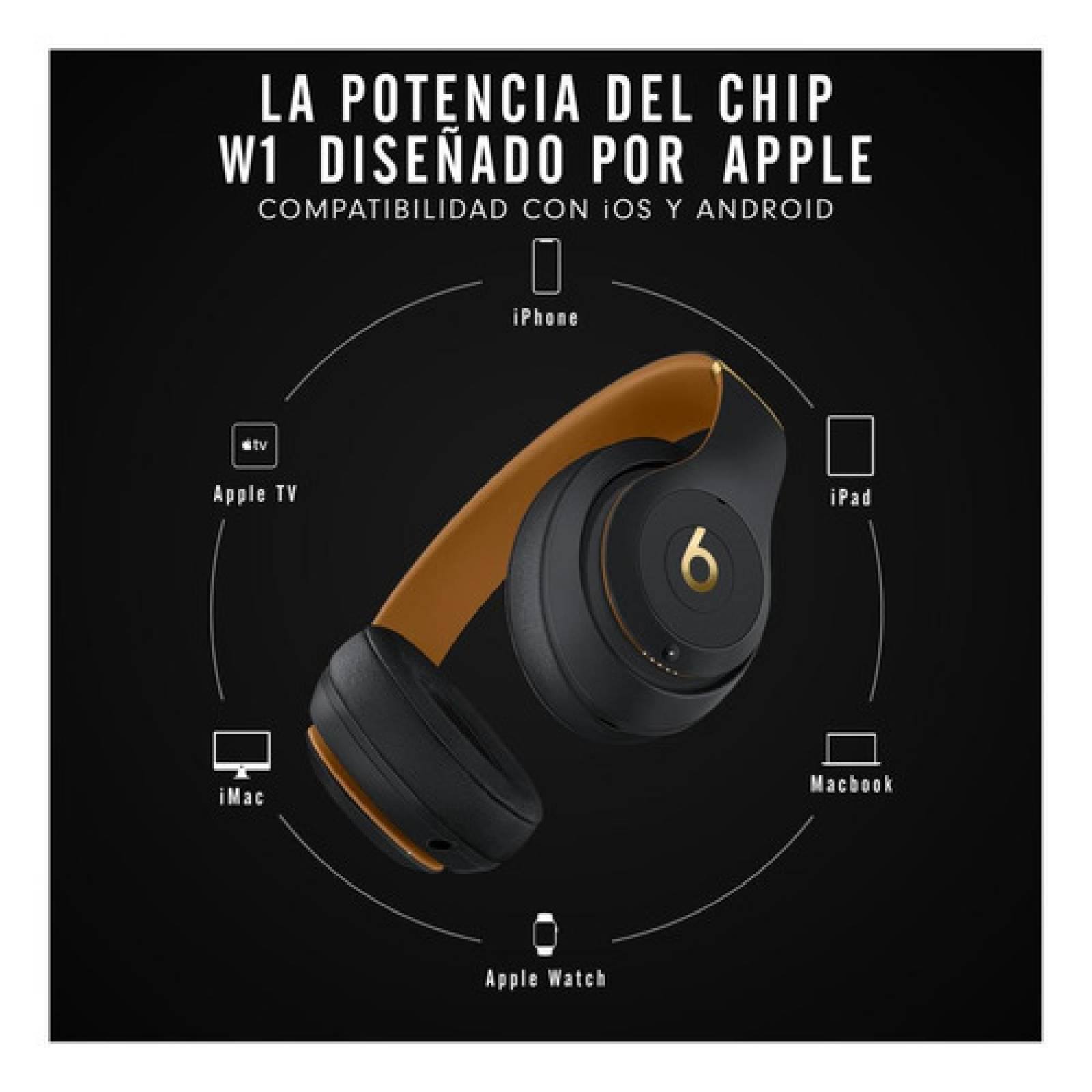 Audífonos Beats Studio Wireless Midnight Black