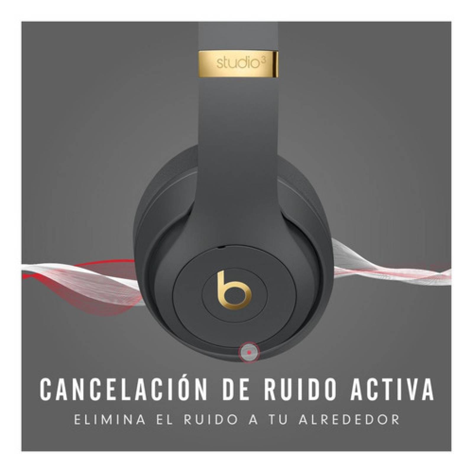 Audífonos Beats Studio 3 Inalámbricos Gris Sombra Beats Solo3