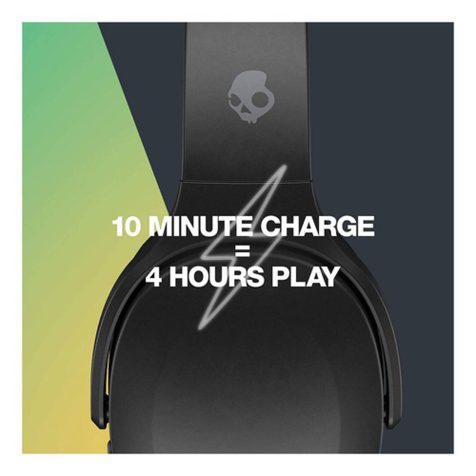 Audífonos Inalámbricos Over ear Crusher Evo Skullcandy Negro