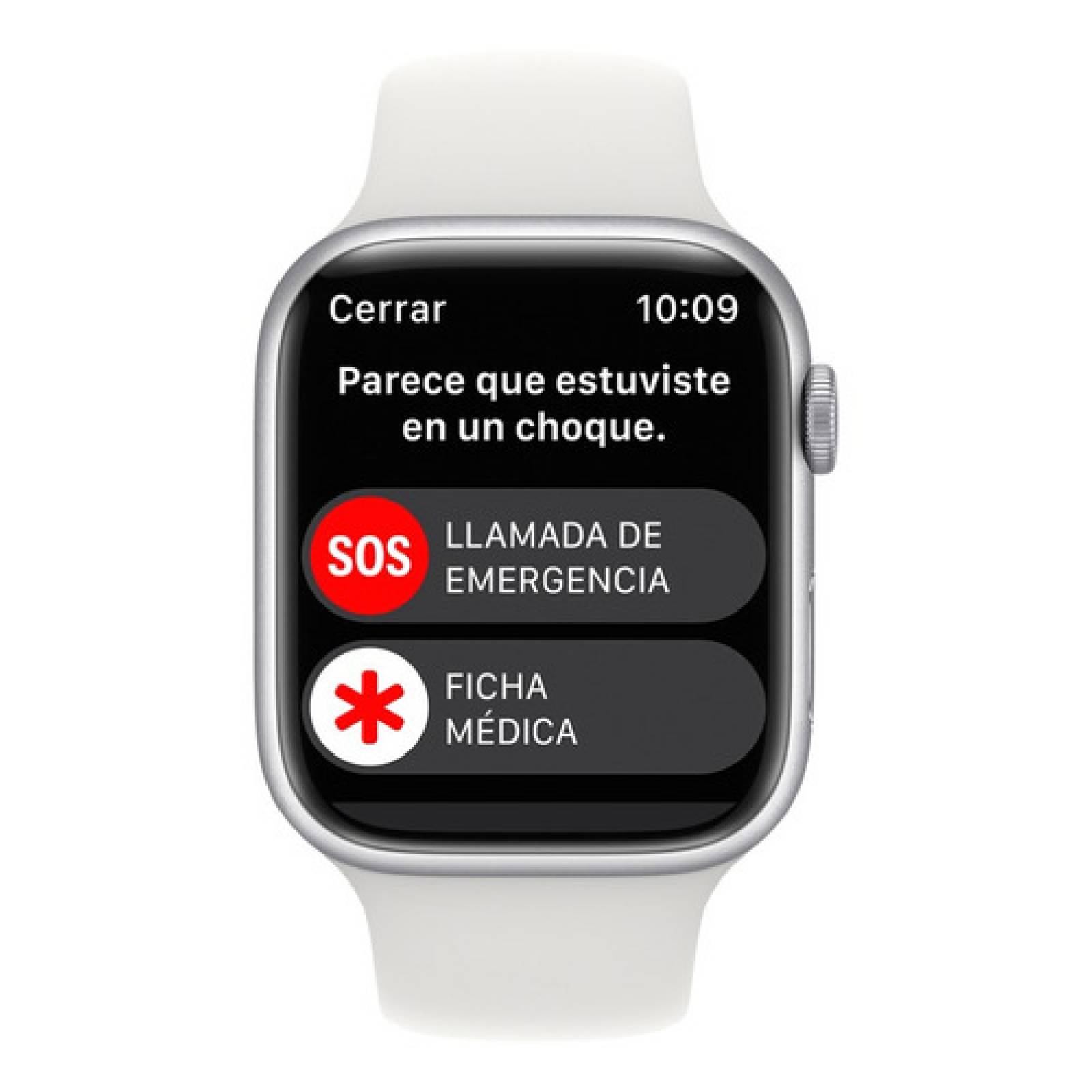 Apple Watch Series Gps Caja De Aluminio Plata 45 Mm
