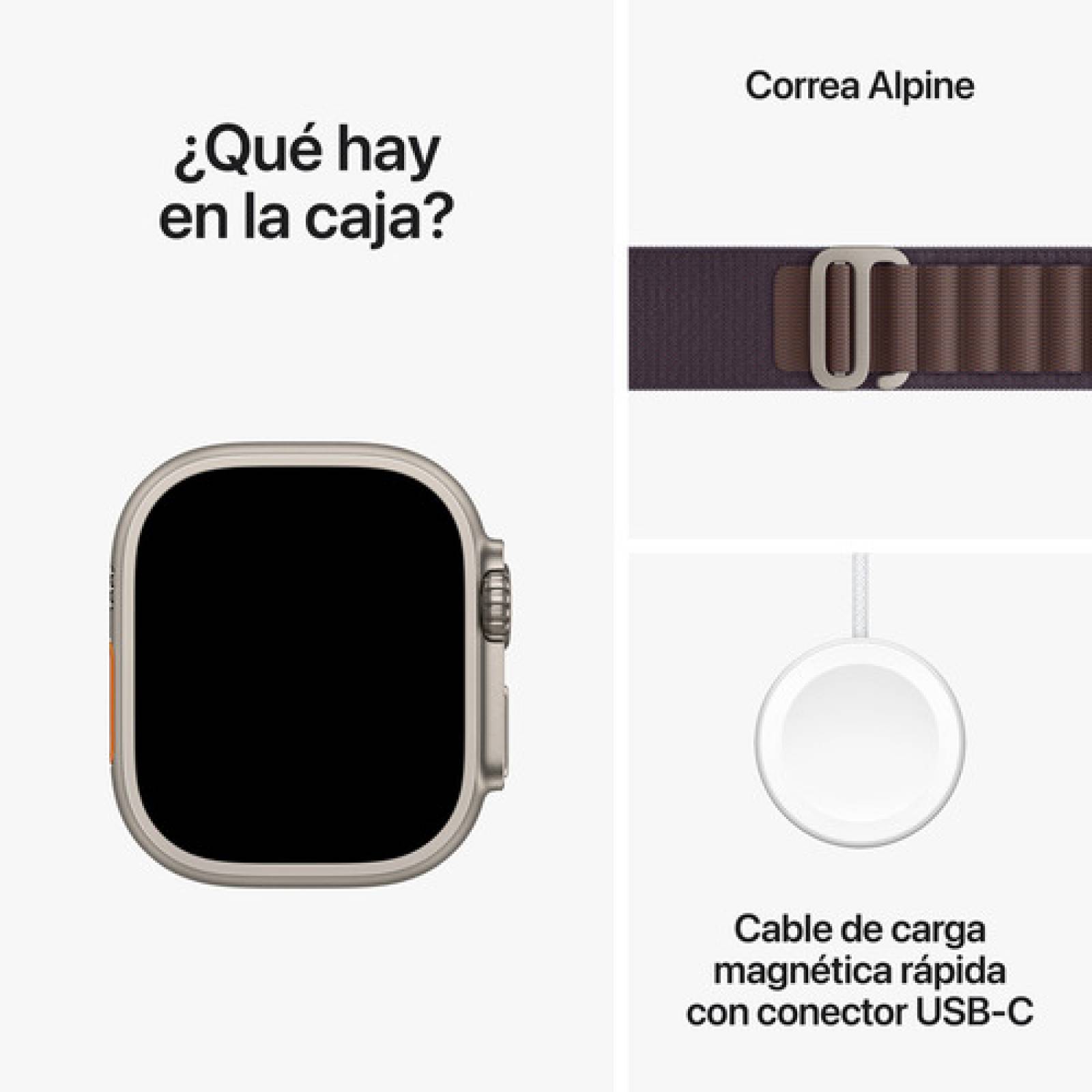 Apple Watch Ultra 2 Gps   Celular 49 Mm Alpine Índigo Grande