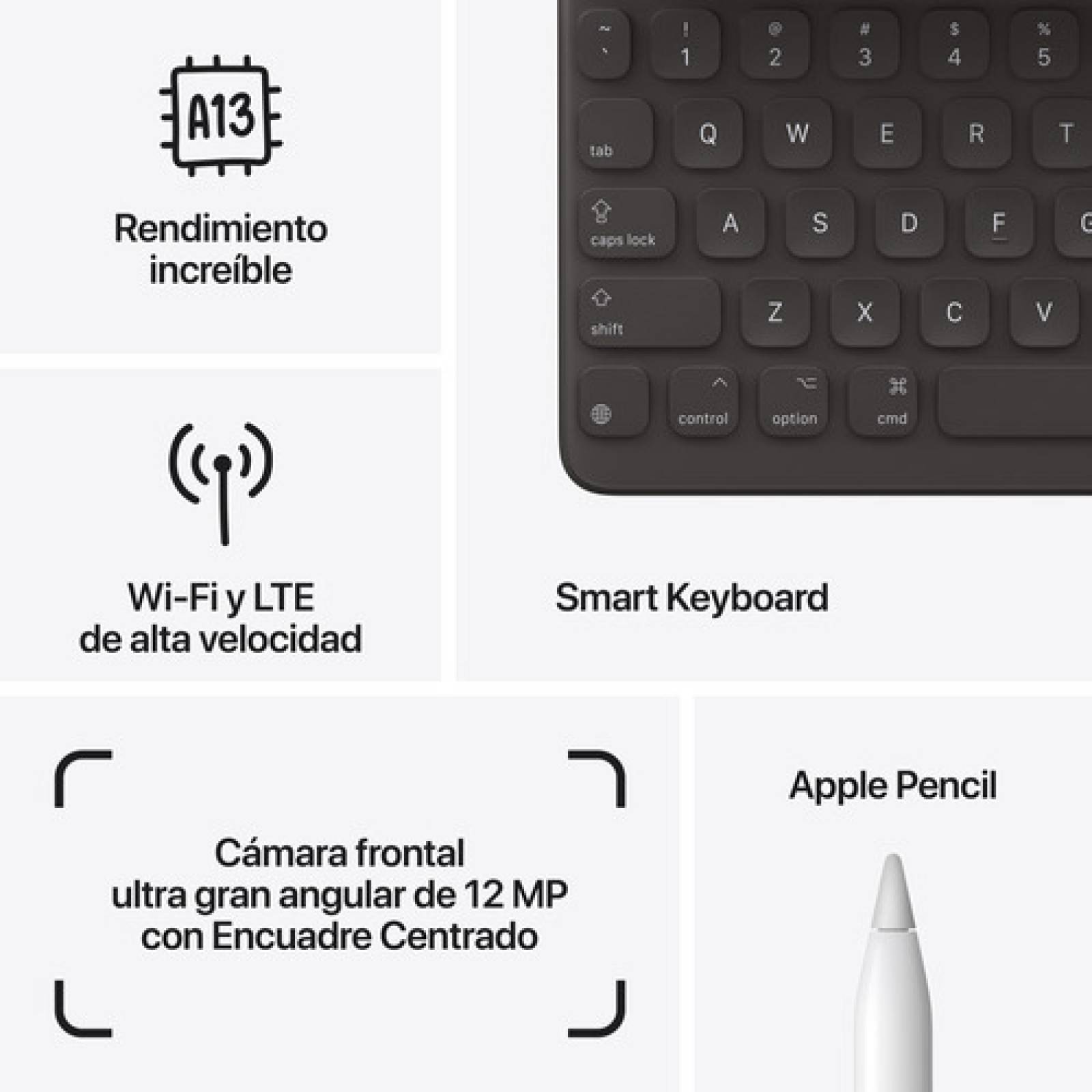 Tablet Apple iPad 9na Gen 10.2   WiFi 256Gb Gris Espacial