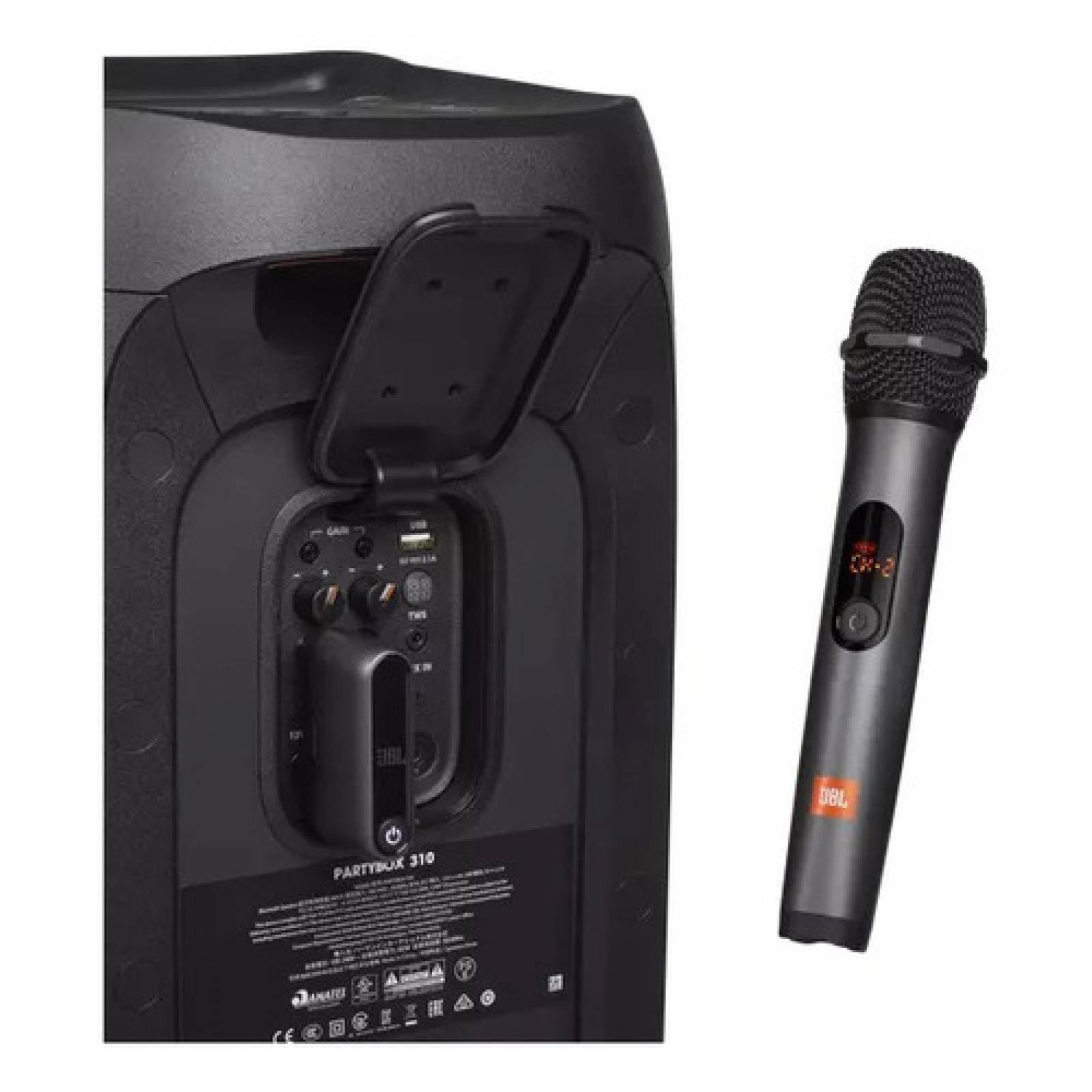 Jbl Party Box Wireless Microfonos  Duo Pack