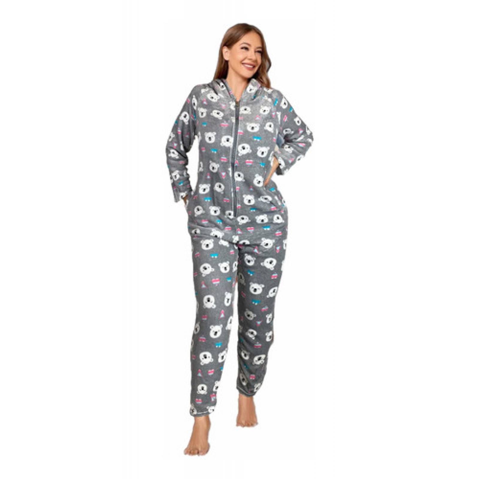 Pijama Mameluco Para Dama Capucha Estampadoscosplay Kigurumi PIJ-037