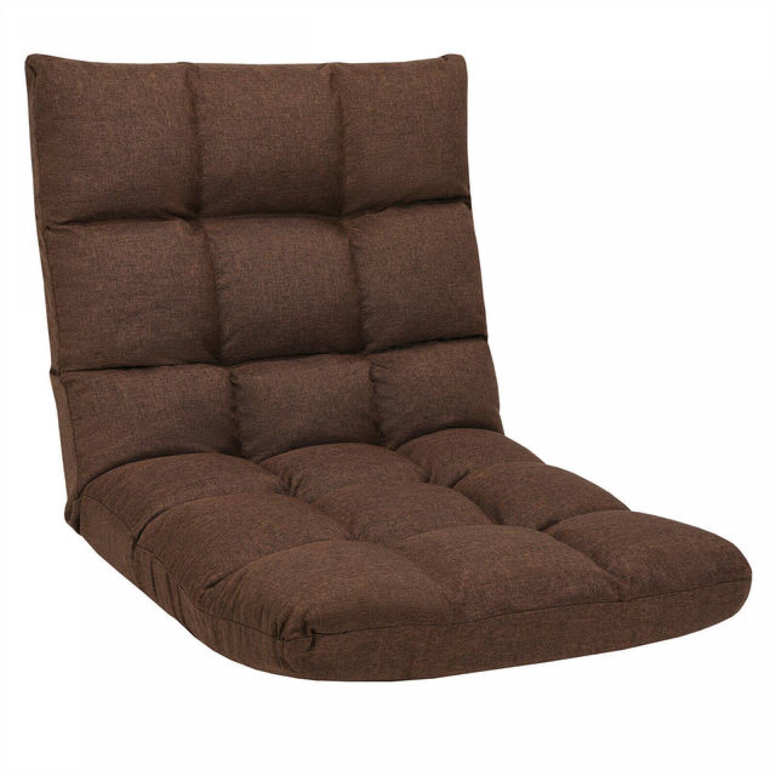 Silla de Piso Acolchonada Ajustable Samay Café.