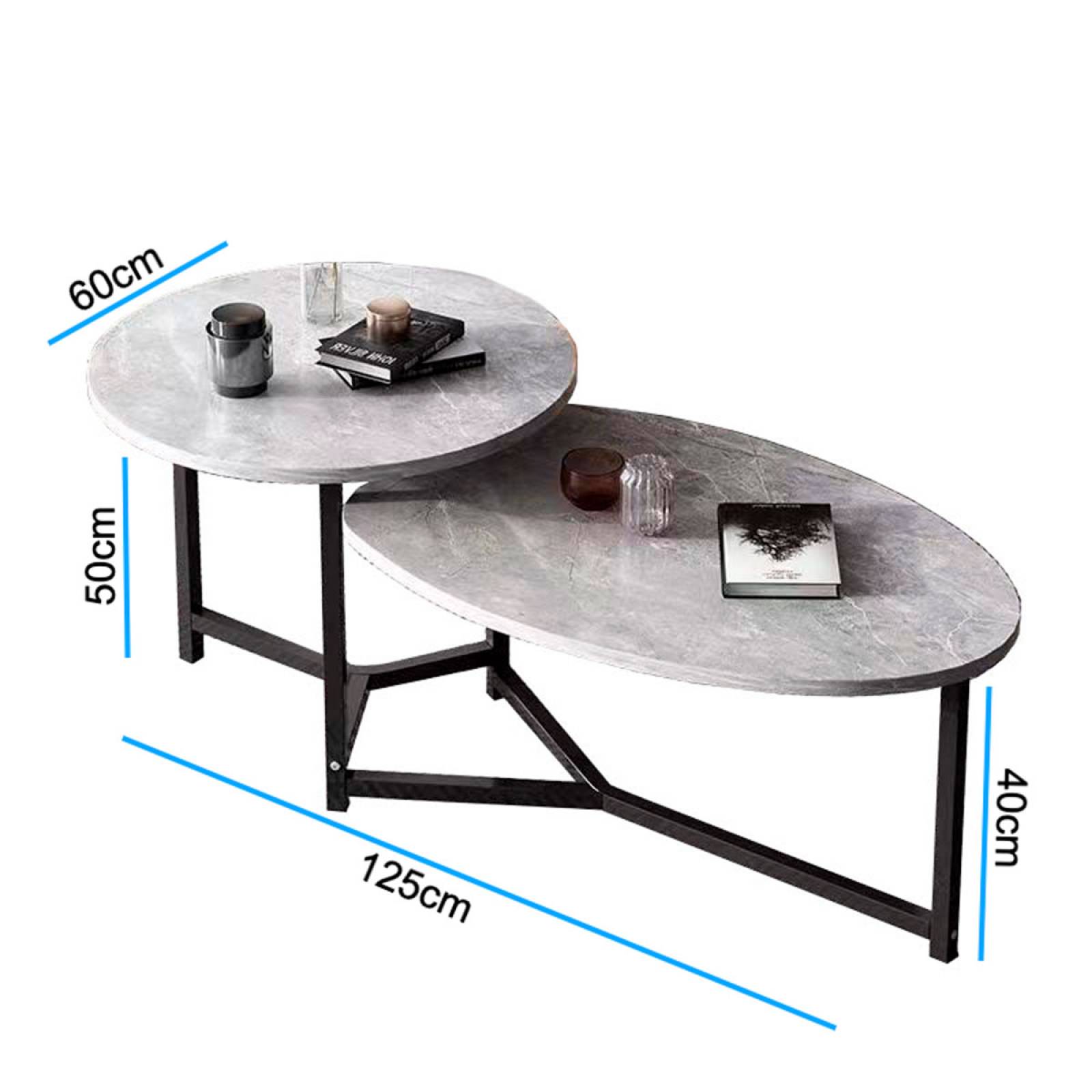 Juego de Mesas de Centro Minimalistas para Sala Runa