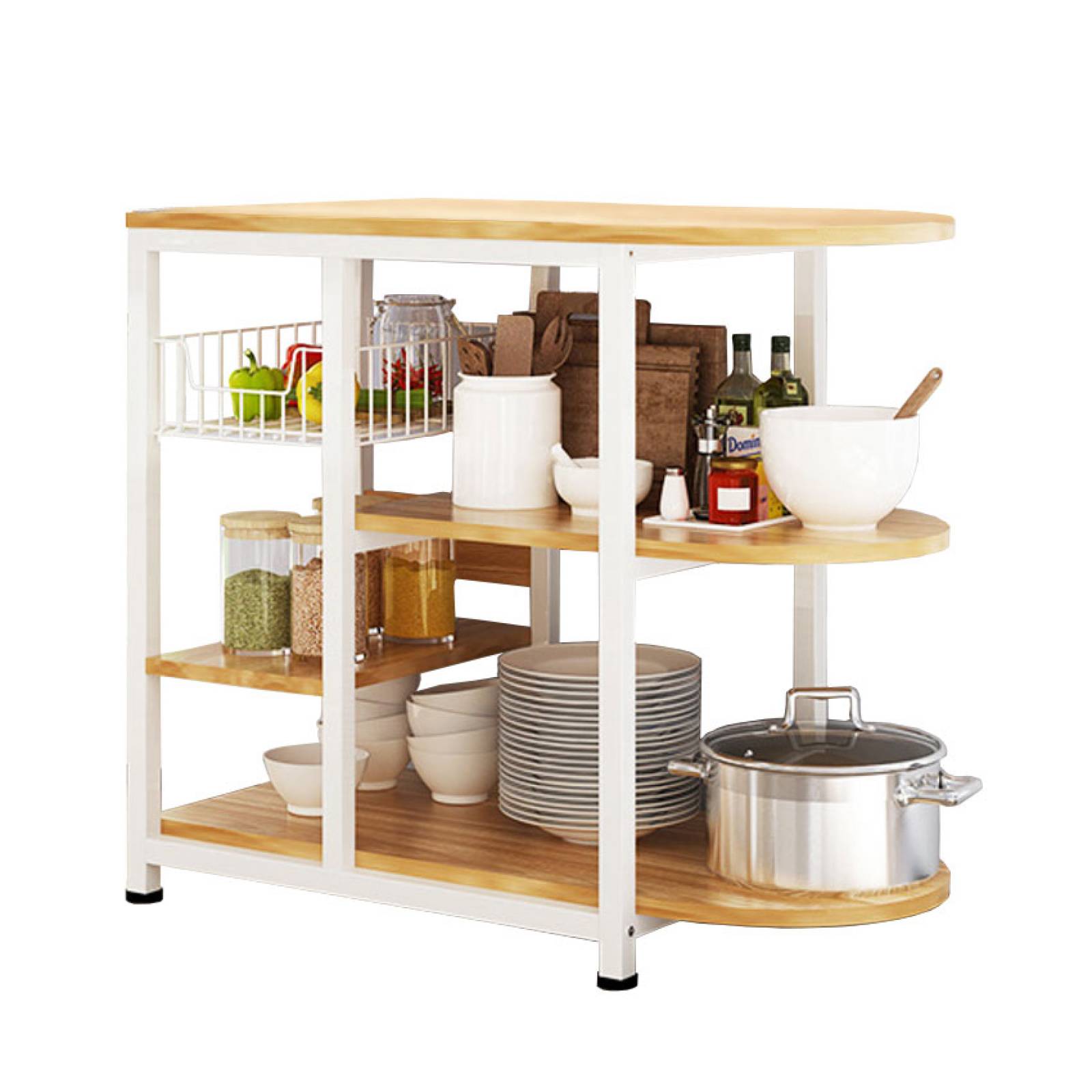 Mueble Multiusos de Metal para Cocina o Alacena Bossa Nara.